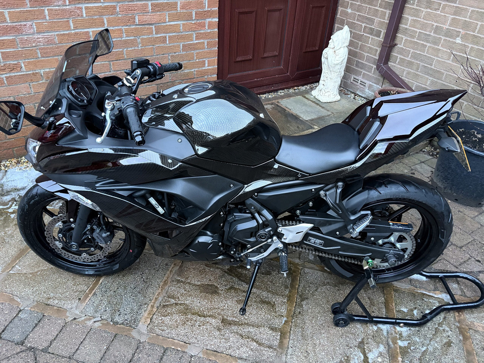 Kit de carenado inyectado de plástico ABS para Kawasaki ER-6F Ninja650R 2017-2019