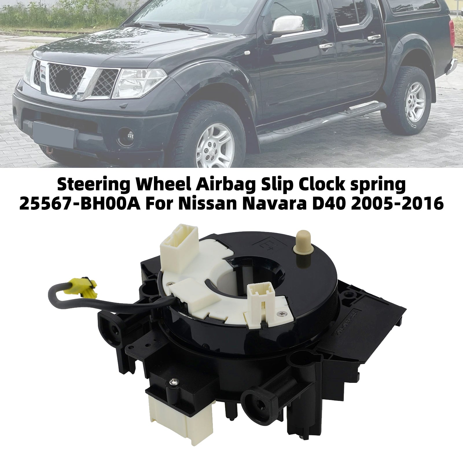 Ressort de Contact Airbag Volant 25567-BH00A Pour Nissan Navara D40 2005-2016
