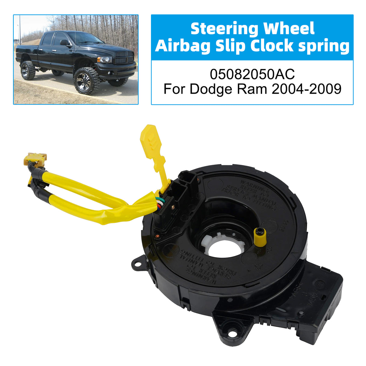 Ressort de Contact Airbag Volant 05082050AC Pour Dodge Ram 1500 2004-2009