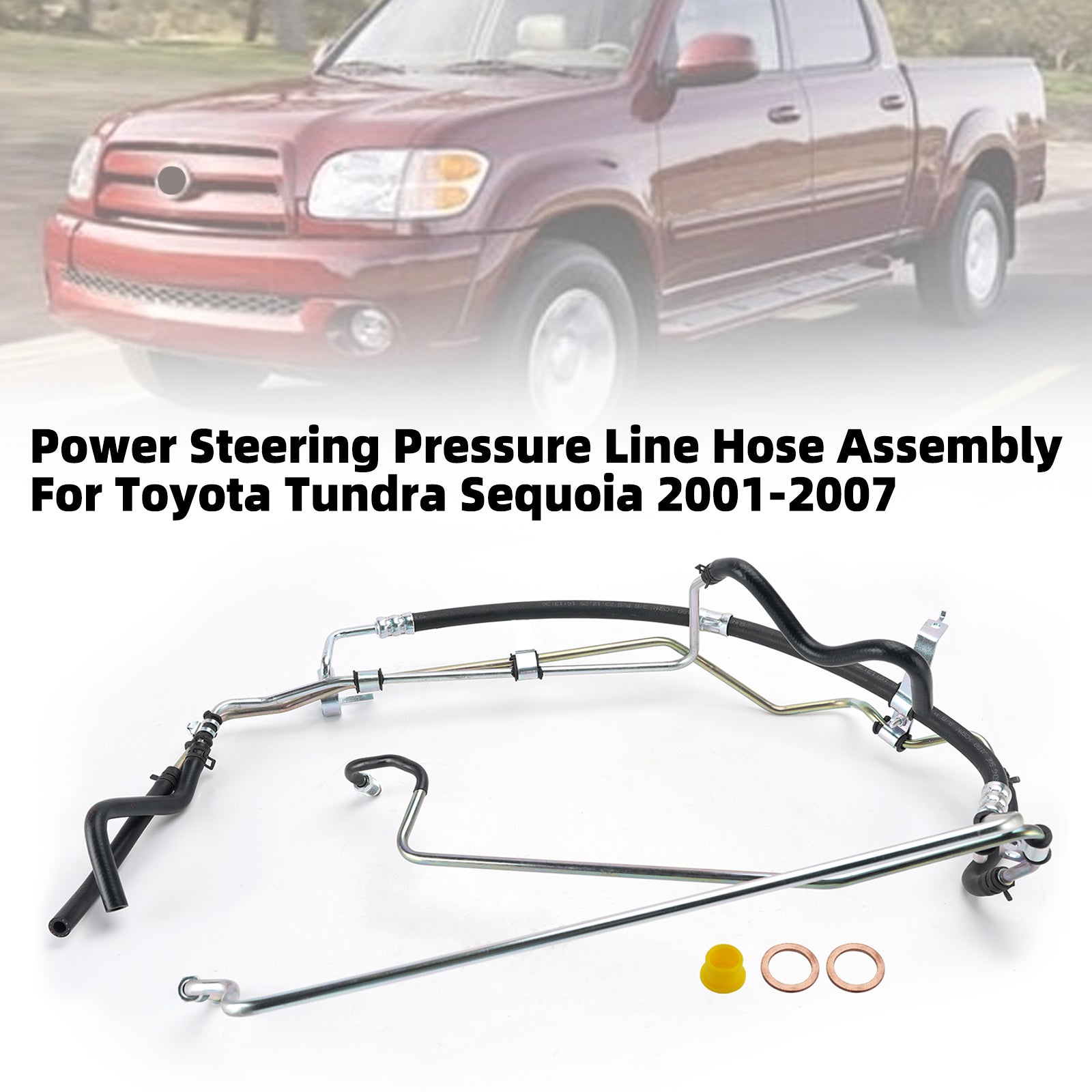 Tuyau de Pression de Direction Assistée Pour Toyota Tundra Sequoia 2001-2007