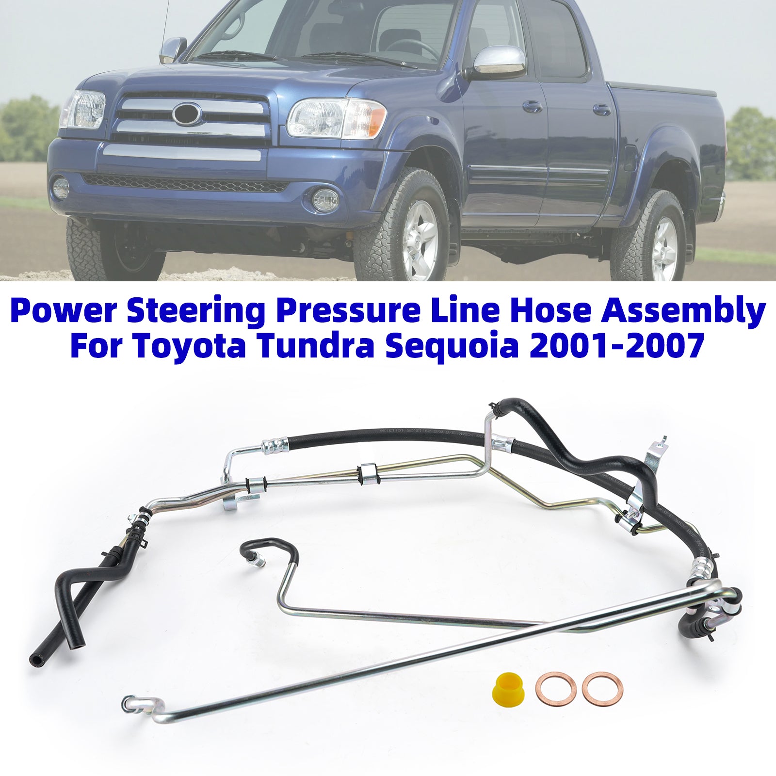 Tuyau de Pression de Direction Assistée Pour Toyota Tundra Sequoia 2001-2007