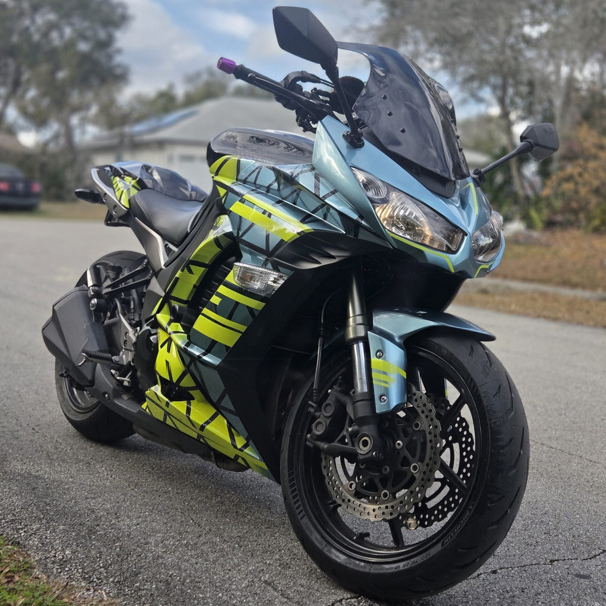 Kit carena iniettata in plastica ABS per Kawasaki Z1000SX 2010-2015