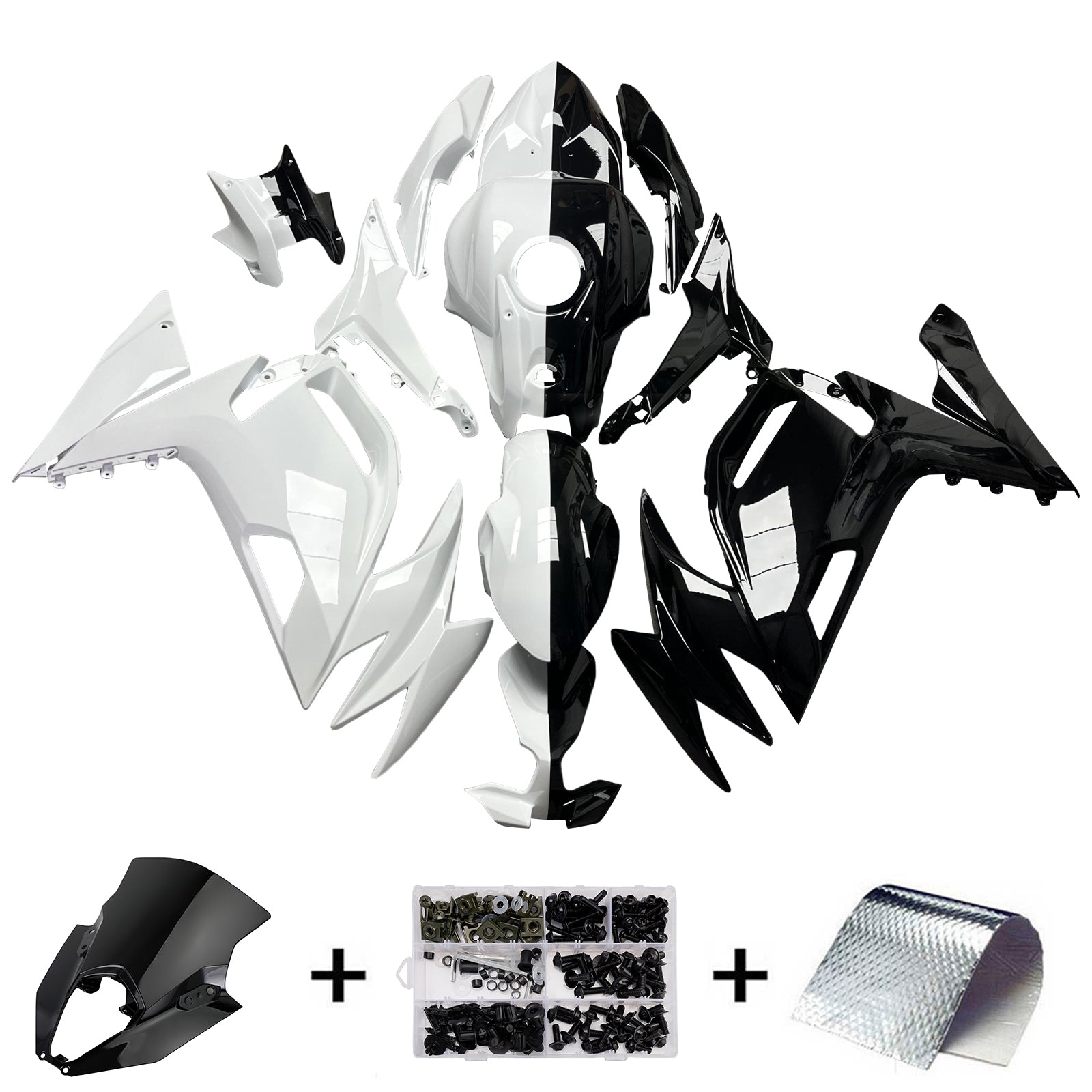 Kit de carénage injecté ABS pour Kawasaki ER-6F Ninja650 2020-2026