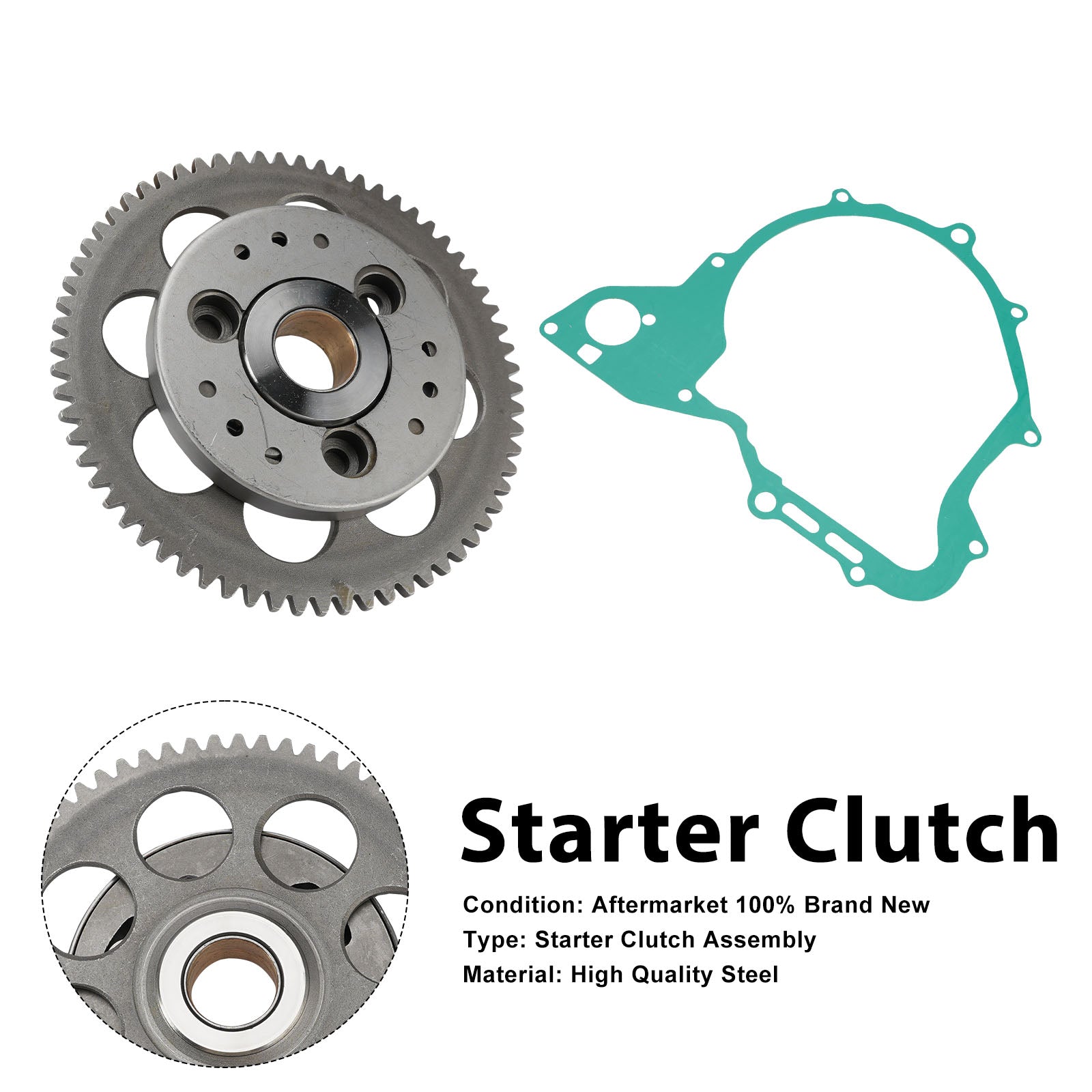 Kits de roue libre de démarreur pour Yamaha XV 400 500 535 Virago 1987-1996