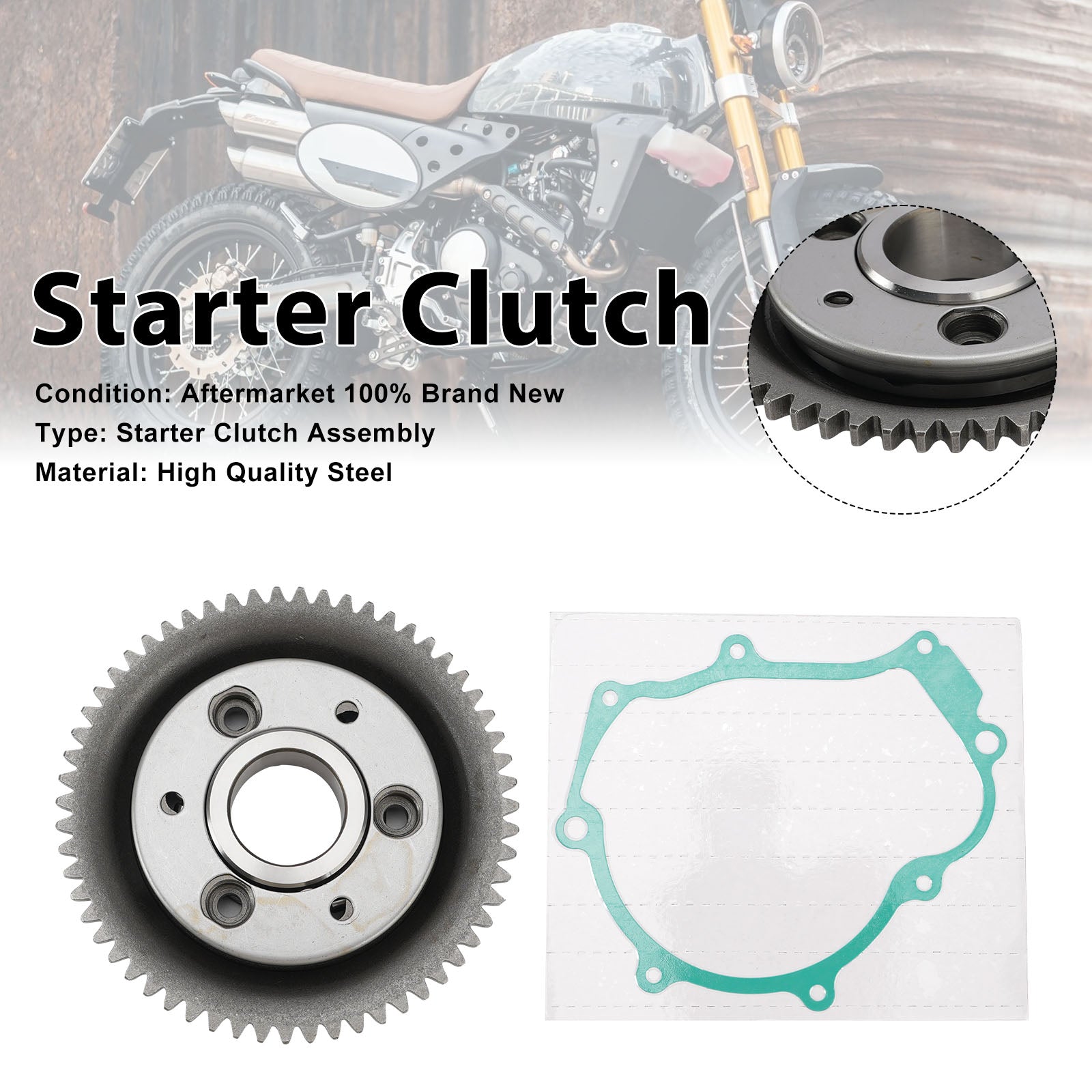 Kits d'embrayage de démarrage unidirectionnel pour Fantic XMF XEF 125 Caballero Deluxe Rally