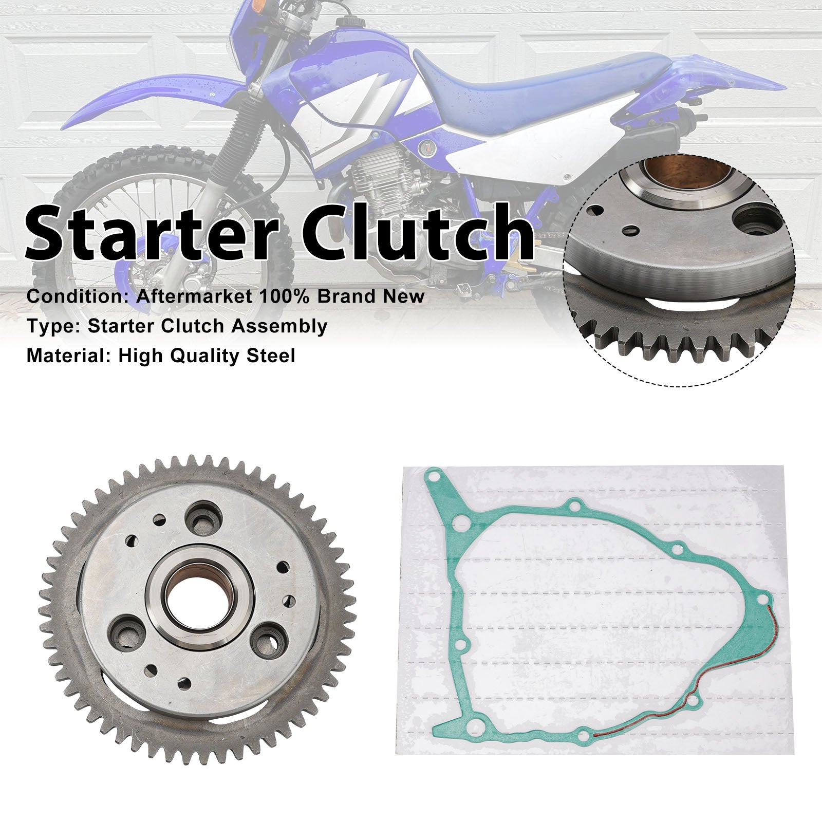 Kits d'embrayage de démarreur unidirectionnel 5H0-15451-00 pour Yamaha TTR XT ST 225 TTR230