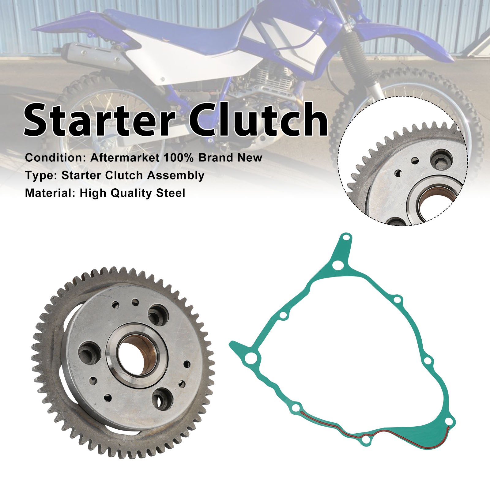 Kits d'embrayage de démarreur unidirectionnel 5H0-15451-00 pour Yamaha TTR XT ST 225 TTR230