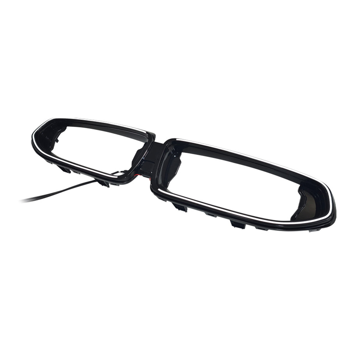 Black Front Bumper Grill Trim Cover Pour BMW G42 M240I 2022-2026 2Door W/Led
