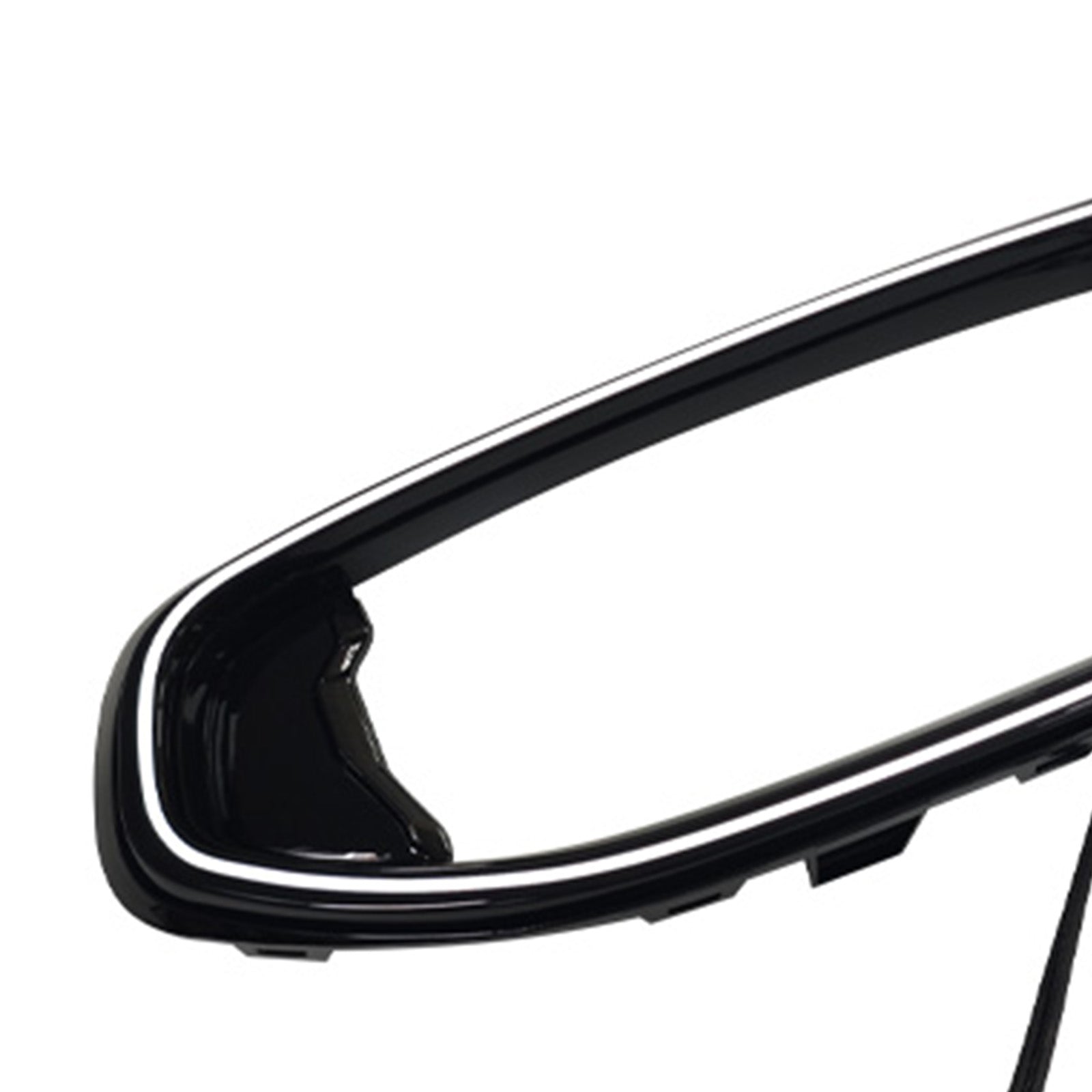 Black Front Bumper Grill Trim Cover Pour BMW G42 M240I 2022-2026 2Door W/Led