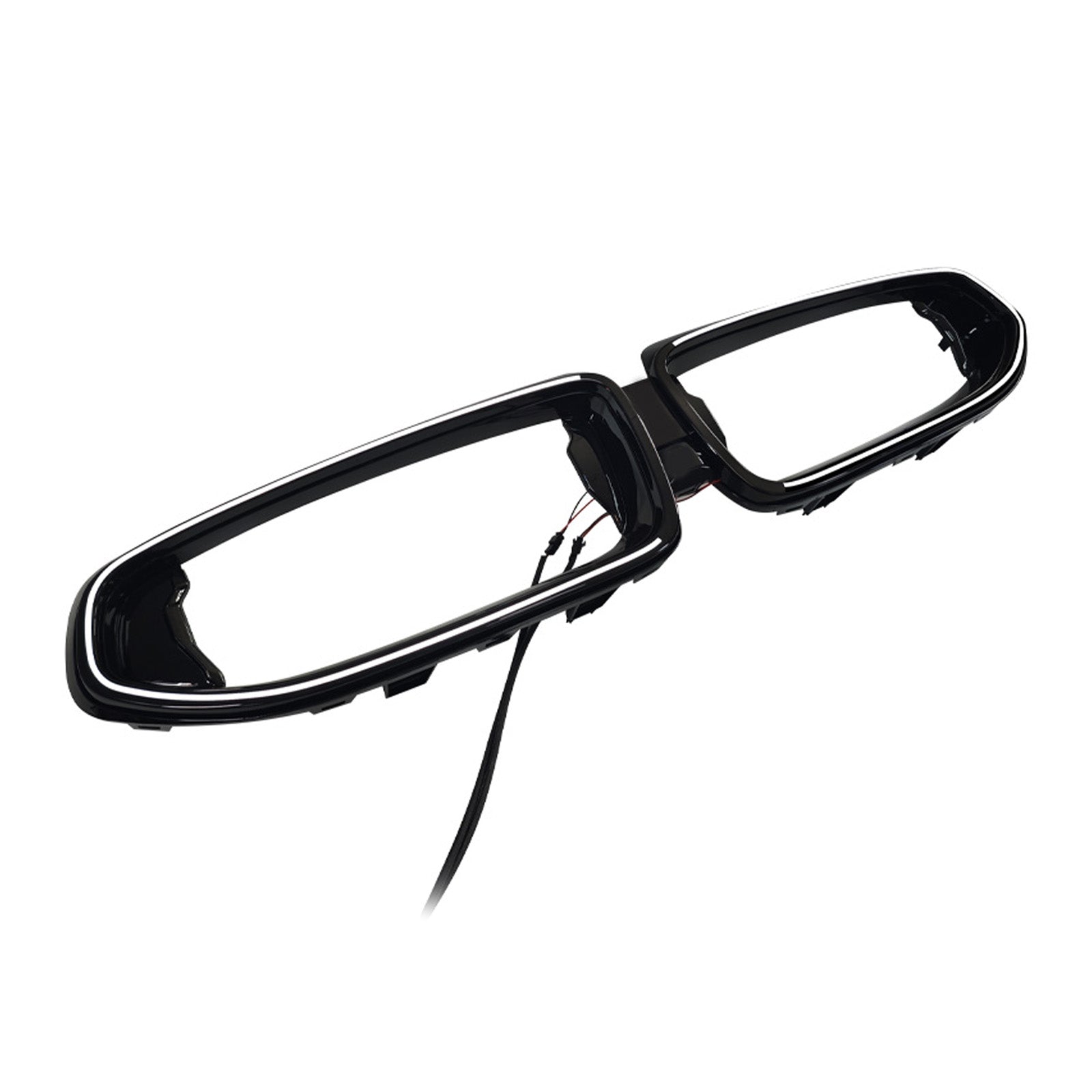 Black Front Bumper Grill Trim Cover Pour BMW G42 M240I 2022-2026 2Door W/Led