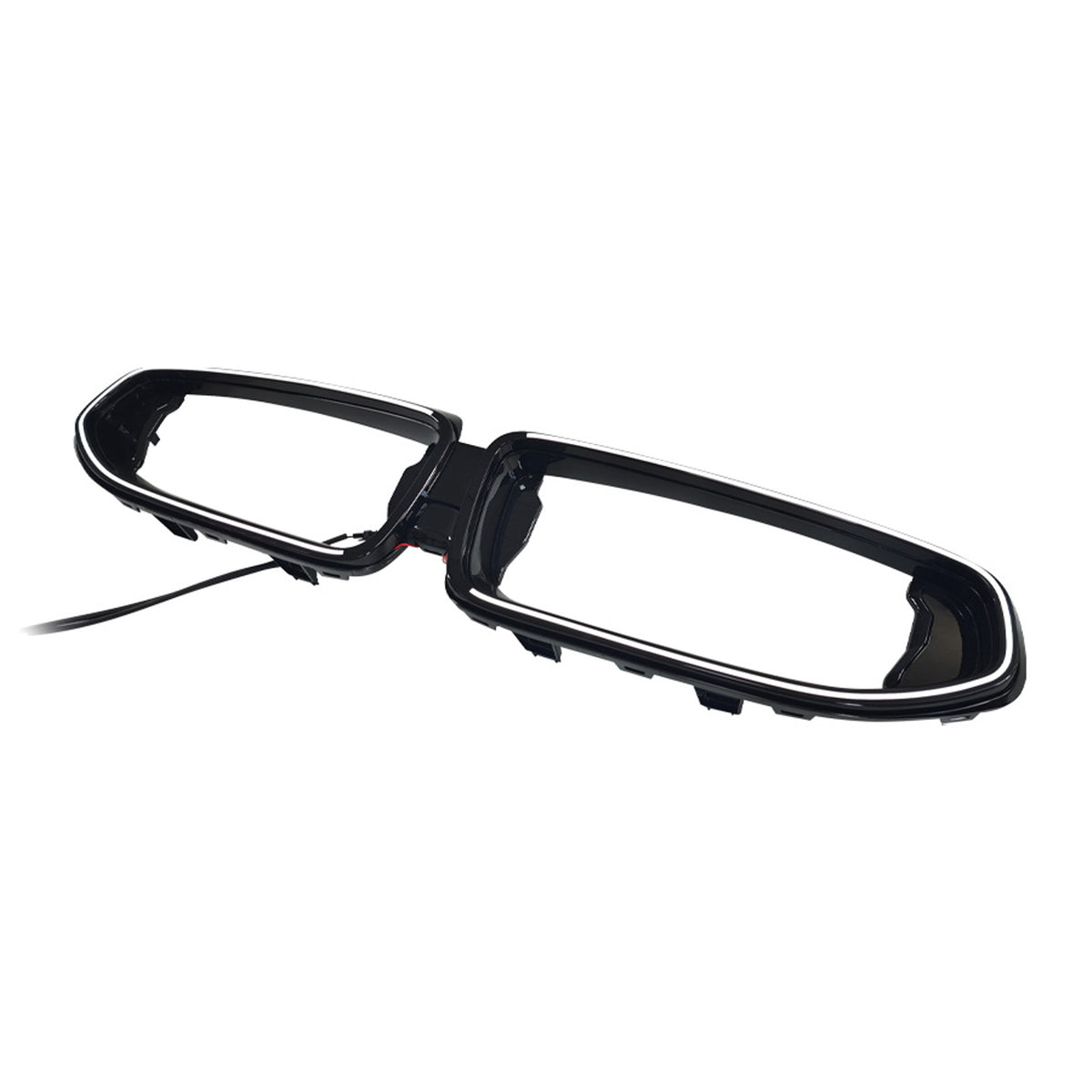 Black Front Bumper Grill Trim Cover Pour BMW G42 M240I 2022-2026 2Door W/Led