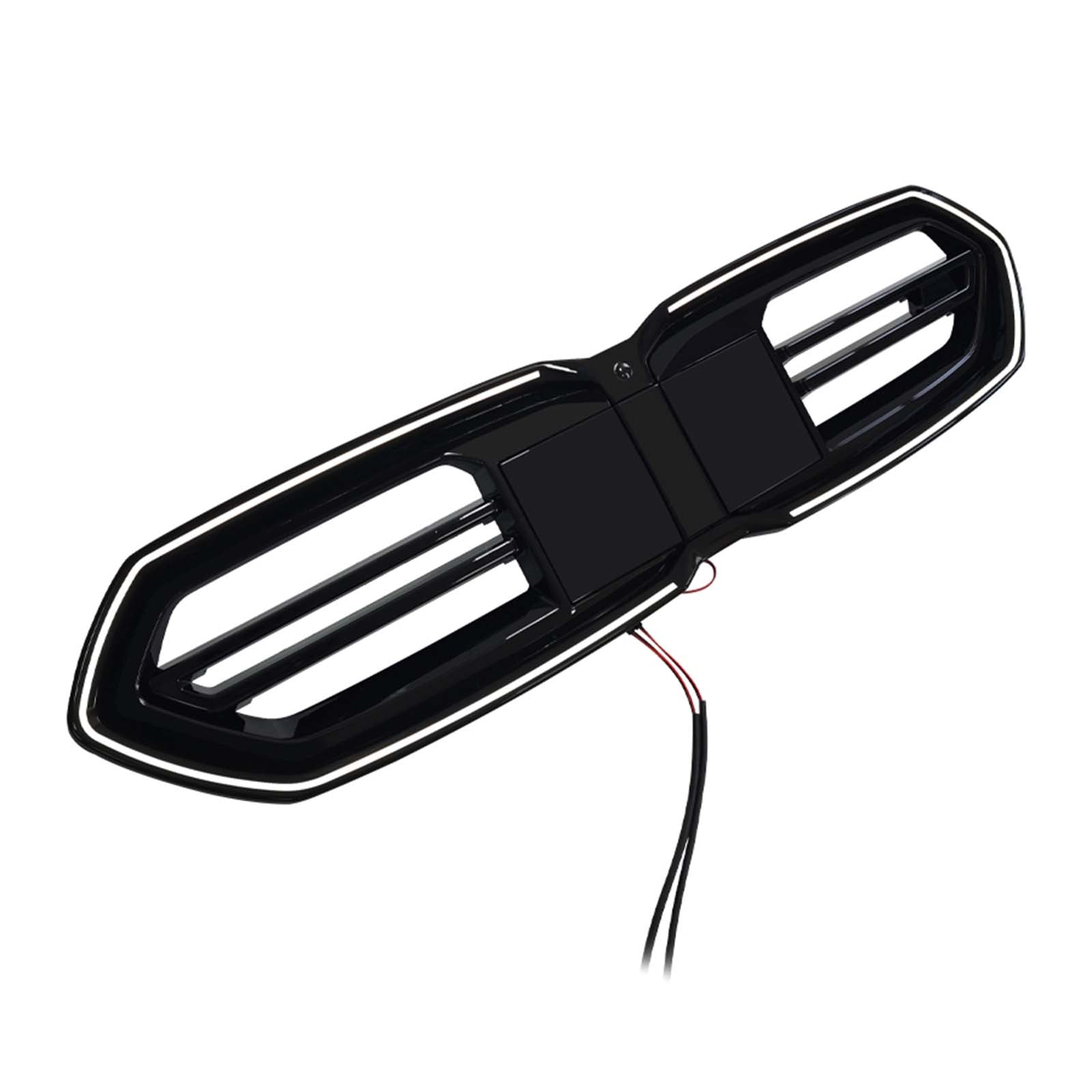 Rejilla de parachoques delantero negra para BMW F70 F74 M235 2025-2026 4 puertas con LED