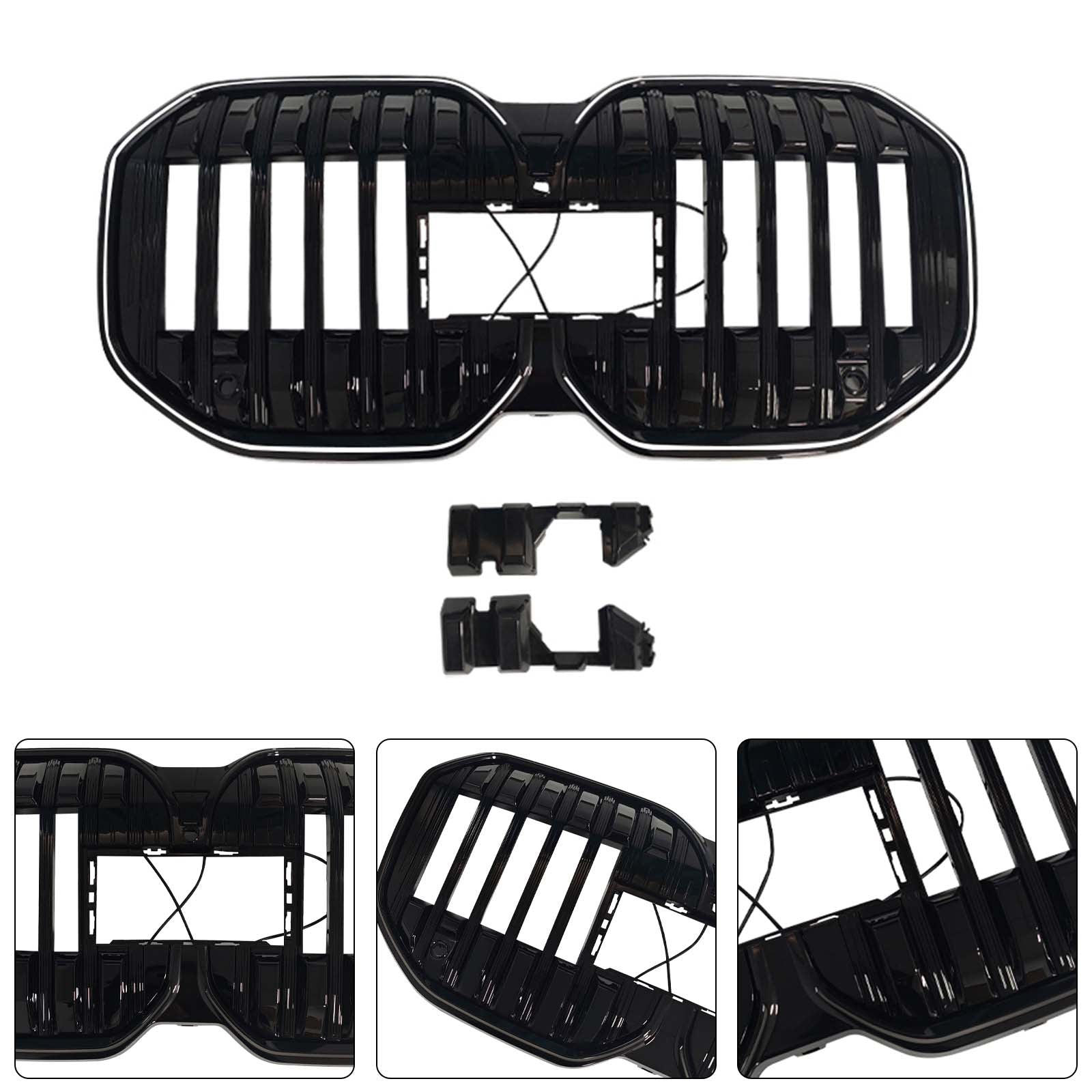 Front Bumper Kidney Grill Grille Pour BMW 7 Series G70 i7 740i 750e 2023-2026