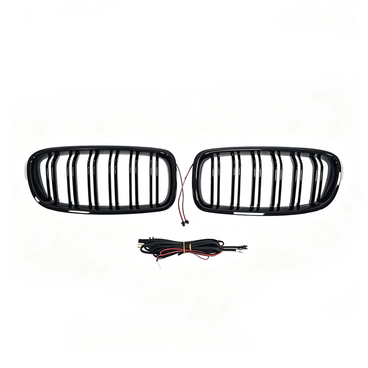 Double Slat Front Kidney Grille Grill Pour BMW 3 Series F30 F35 2012-2019