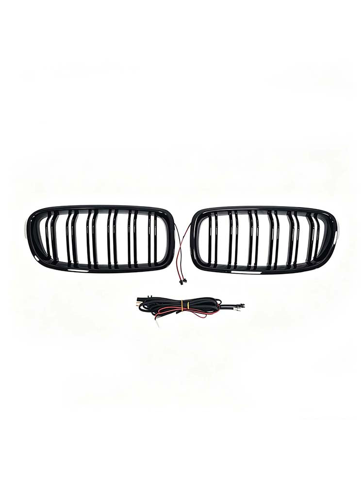 Double Slat Front Kidney Grille Grill Pour BMW 3 Series F30 F35 2012-2019