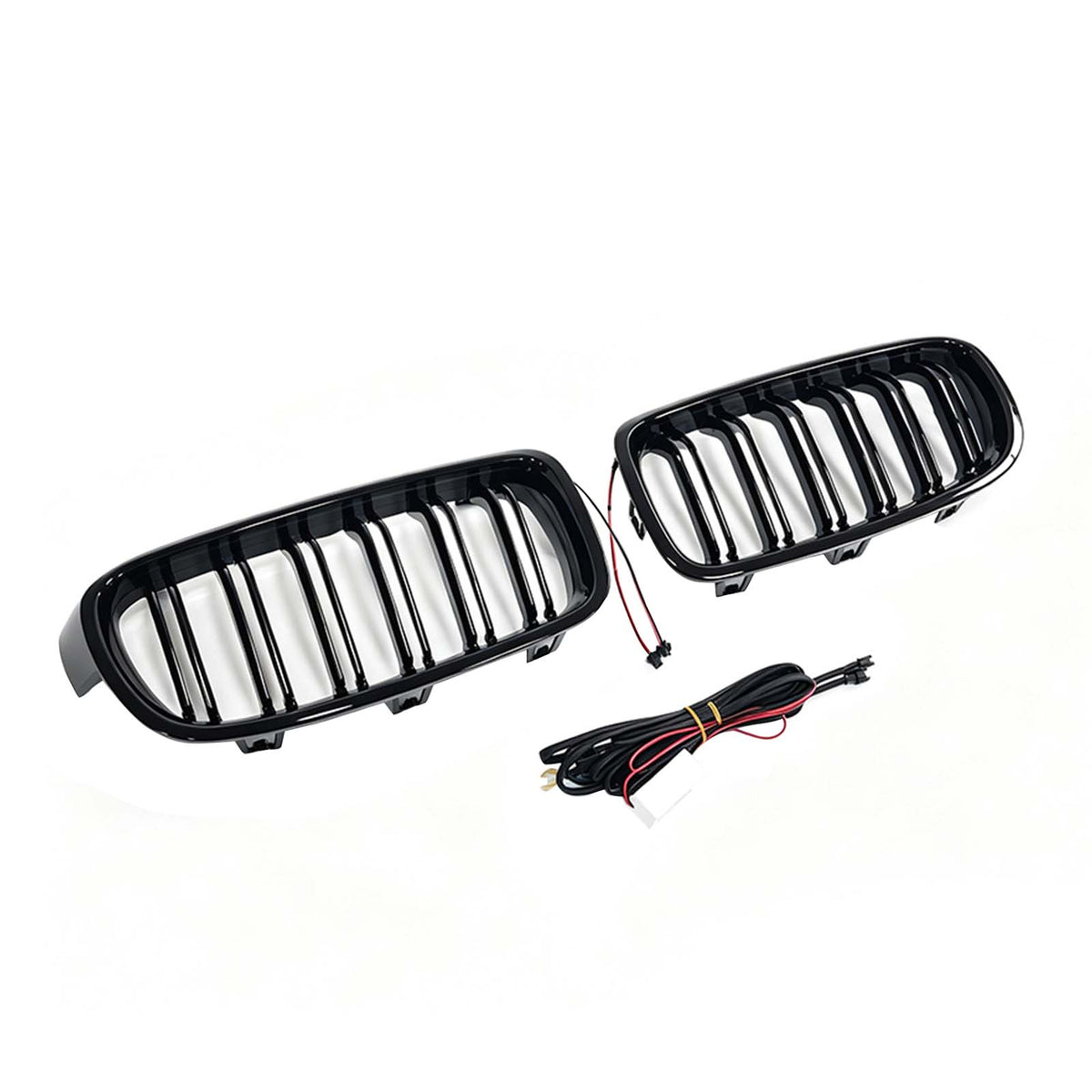 Double Slat Front Kidney Grille Grill Pour BMW 3 Series F30 F35 2012-2019