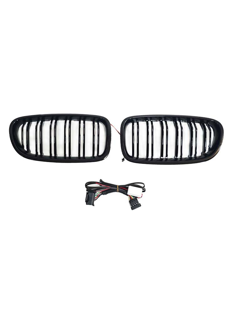 Front Bumper Grill Grille Pour BMW 5 Series F10 F11 2010-2016 W/LED