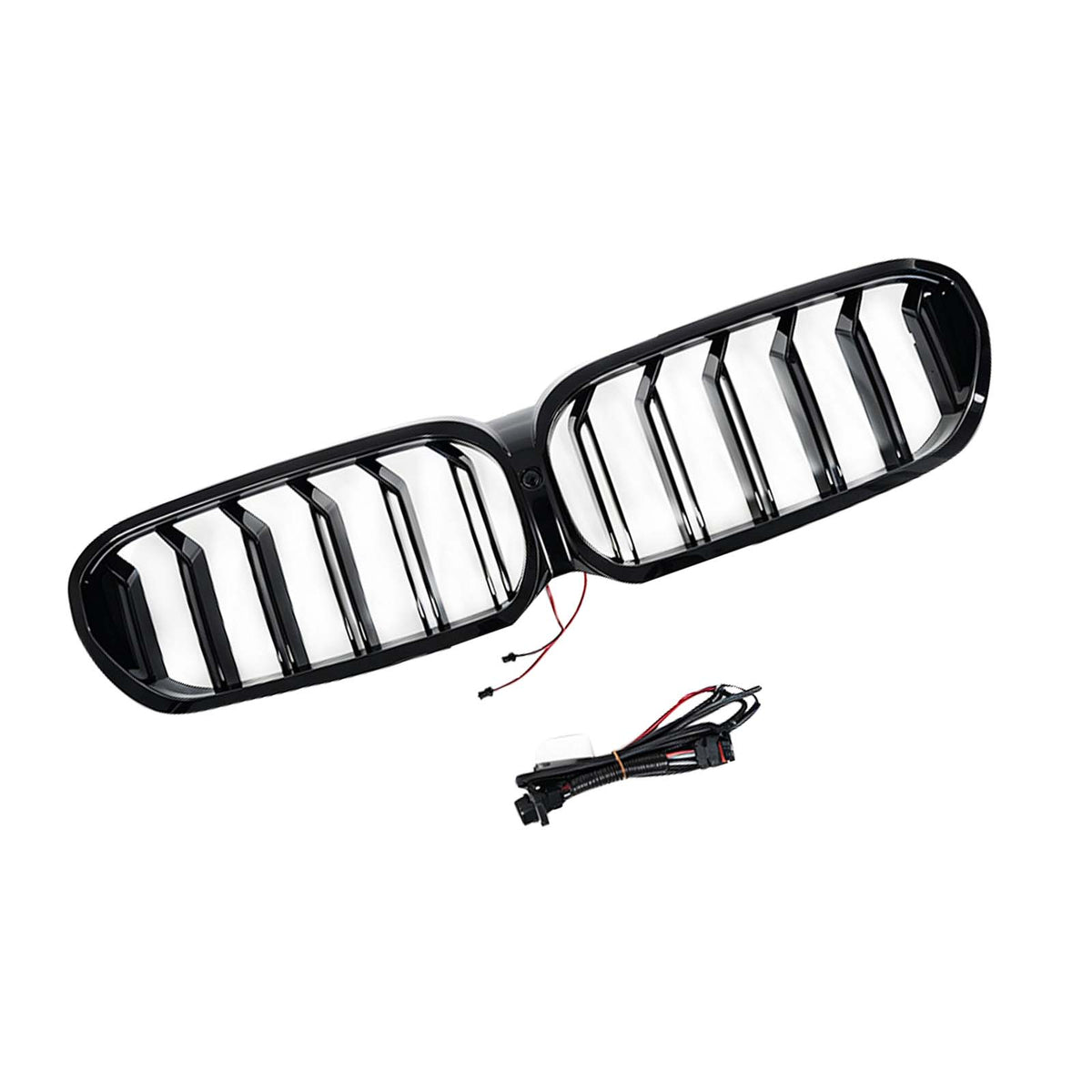 Front Kidney Grill Grille Pour BMW 5-Series G30 G38 2021-2024 W/LED