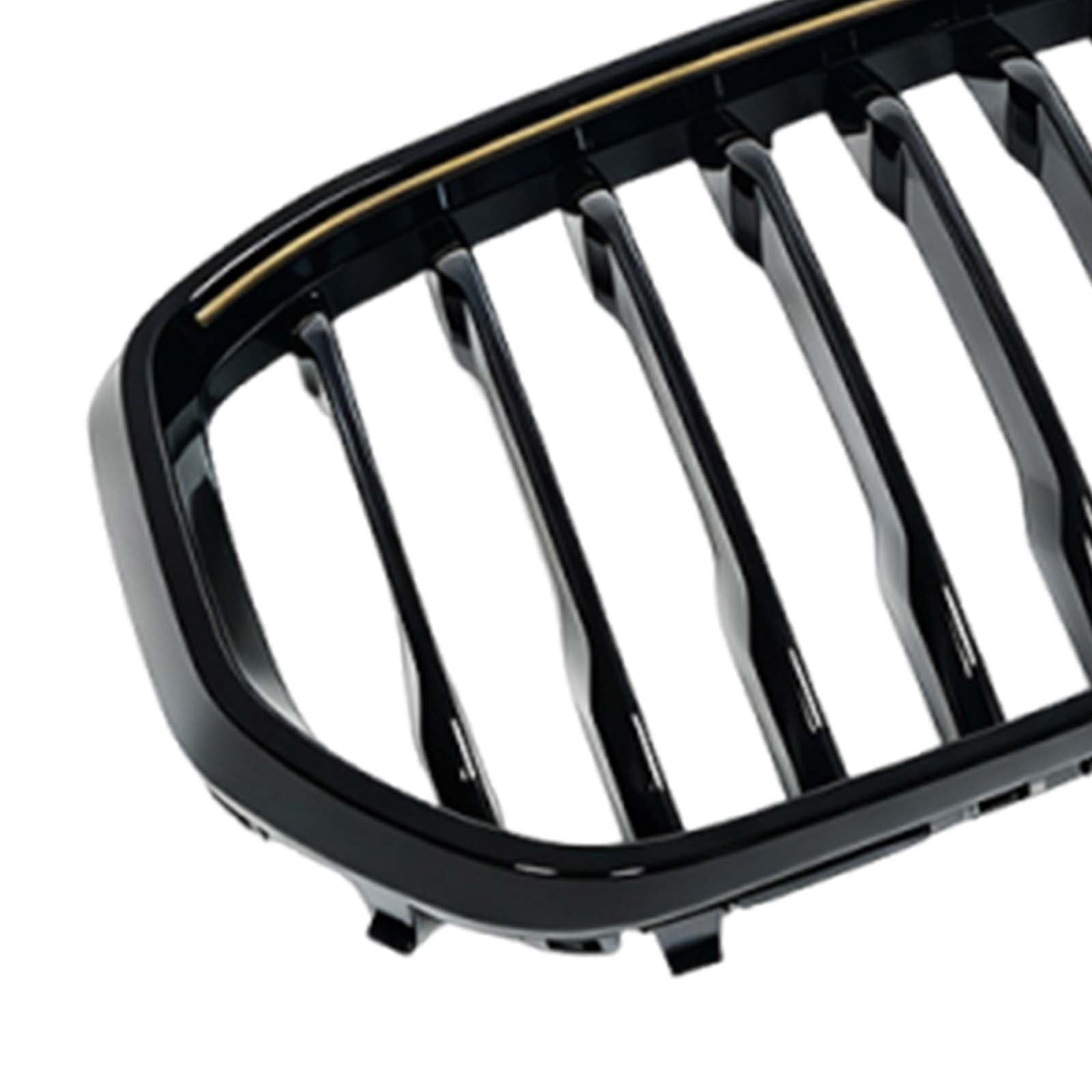 Single Gloss Black Front Kidney Grille Pour BMW X5 G05 2019-2022 W/LED
