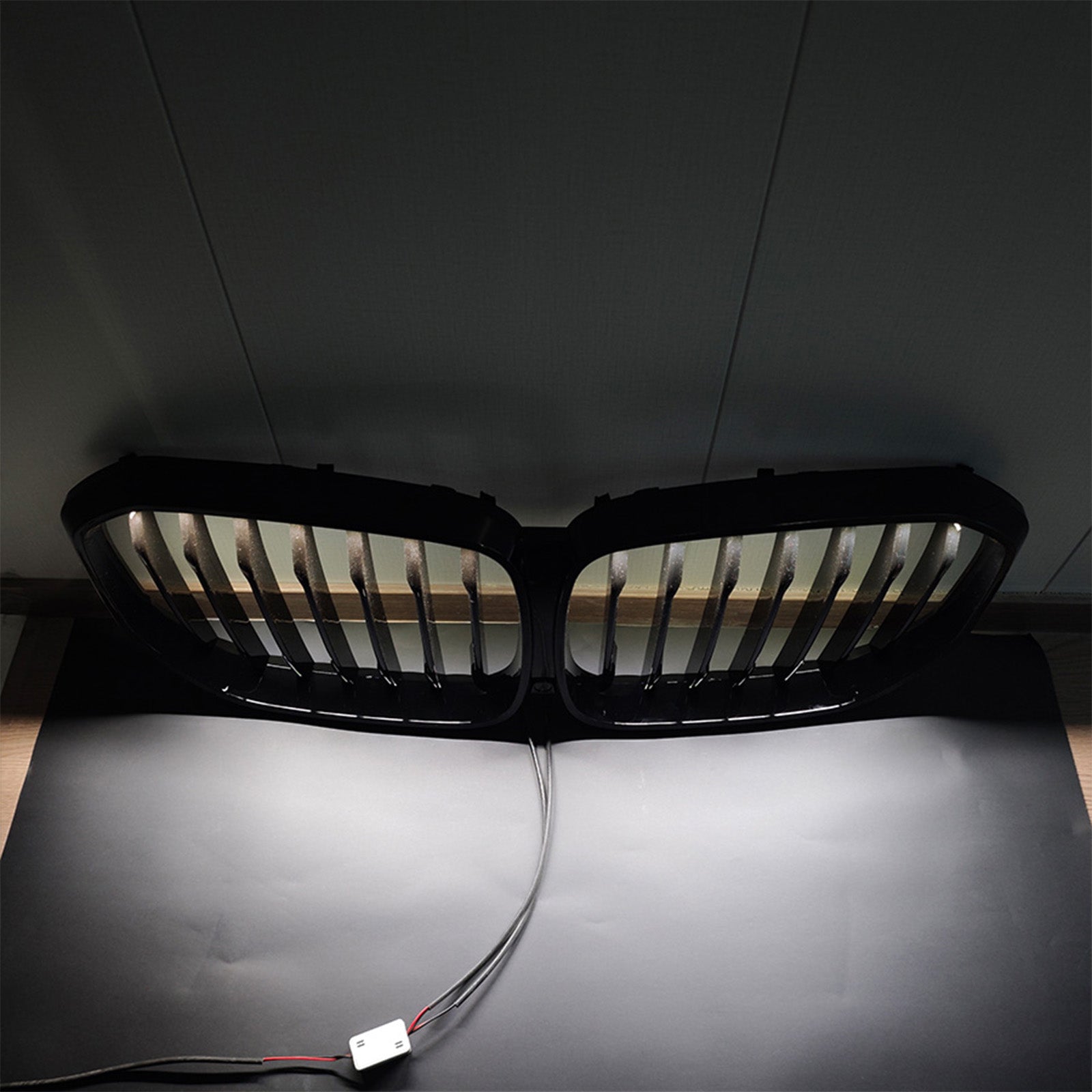 Single Gloss Black Front Kidney Grille Pour BMW X5 G05 2019-2022 W/LED