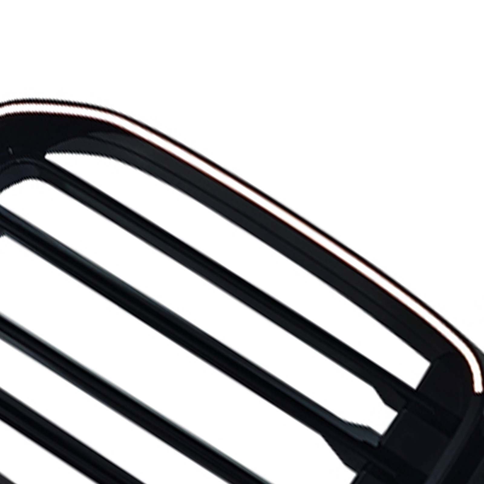 Double Slat Front Bumper Grille Pour BMW X6 G06 M60i 2023-2025 W/Camera Hole