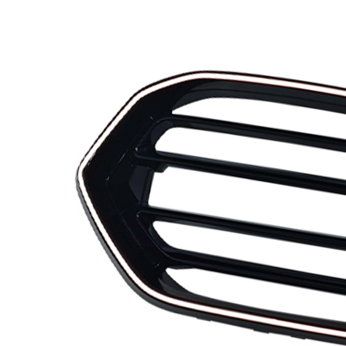 Double Slat Front Bumper Grille Pour BMW X6 G06 M60i 2023-2025 W/Camera Hole