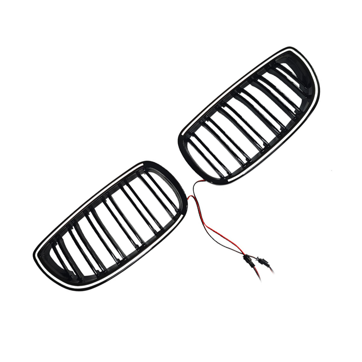 Gloss Black Front Kidney Grill Grille Pour BMW E92 E93 335i 328i Coupe 2006-2009