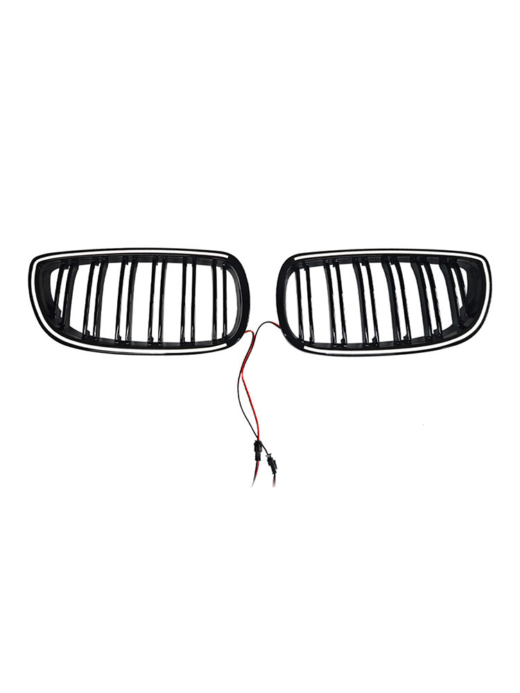 Gloss Black Front Kidney Grill Grille Pour BMW E92 E93 335i 328i Coupe 2006-2009