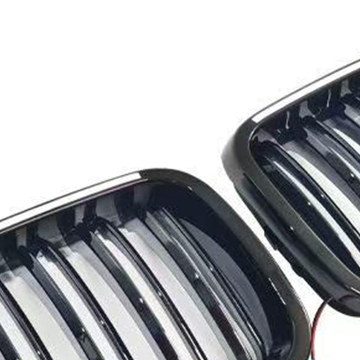 Black Front Bumper Grille Pour BMW 3 Series E46 4-Door Pre-LCI 1999-2001 W/LED