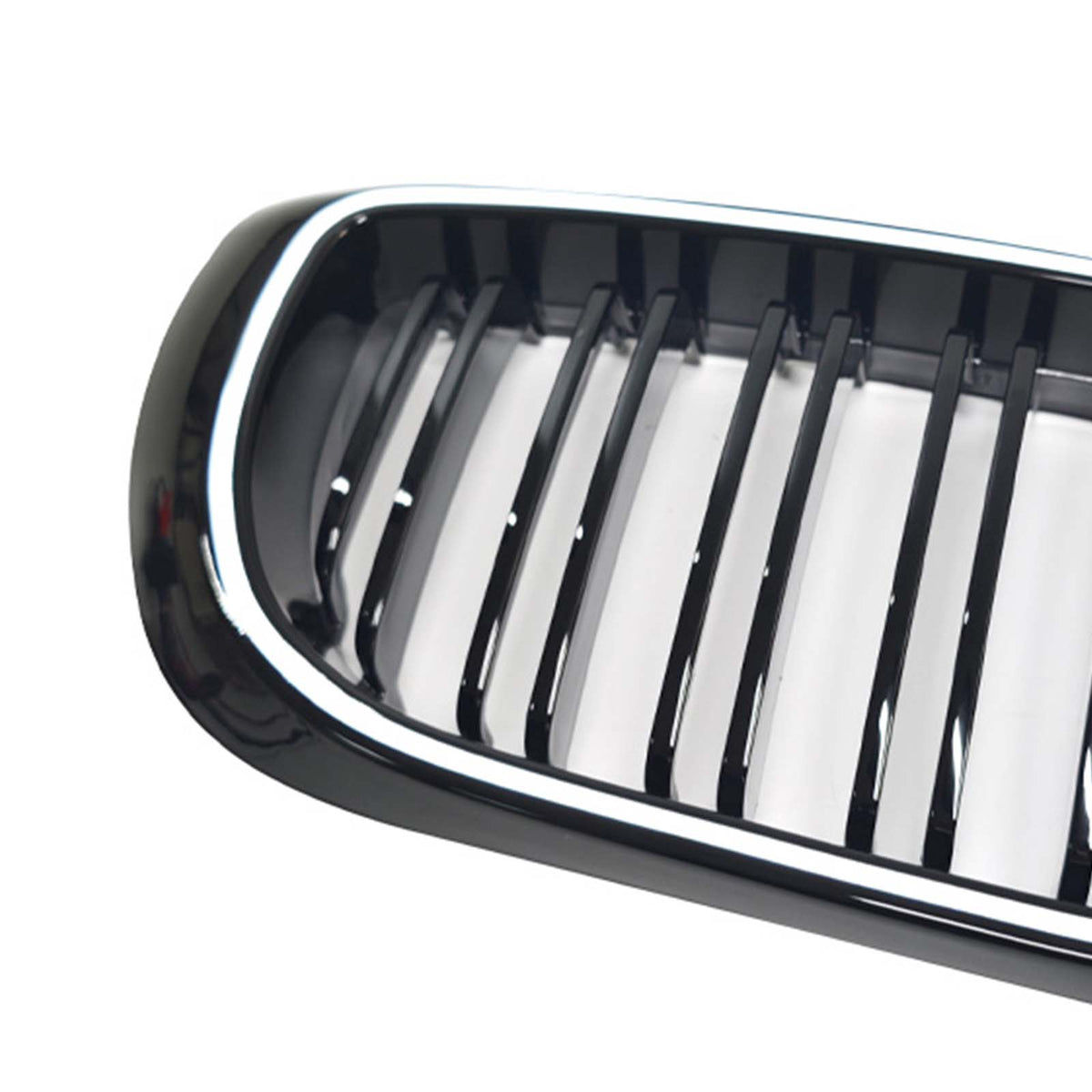 Black Front Bumper Grille Pour BMW 3 Series E46 4-Door LCI 2002-2005 W/LED