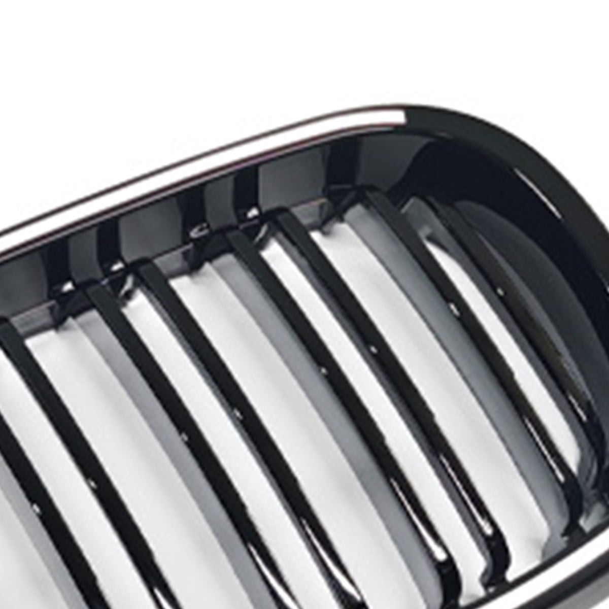 Black Front Bumper Grille Pour BMW 3 Series E46 4-Door LCI 2002-2005 W/LED