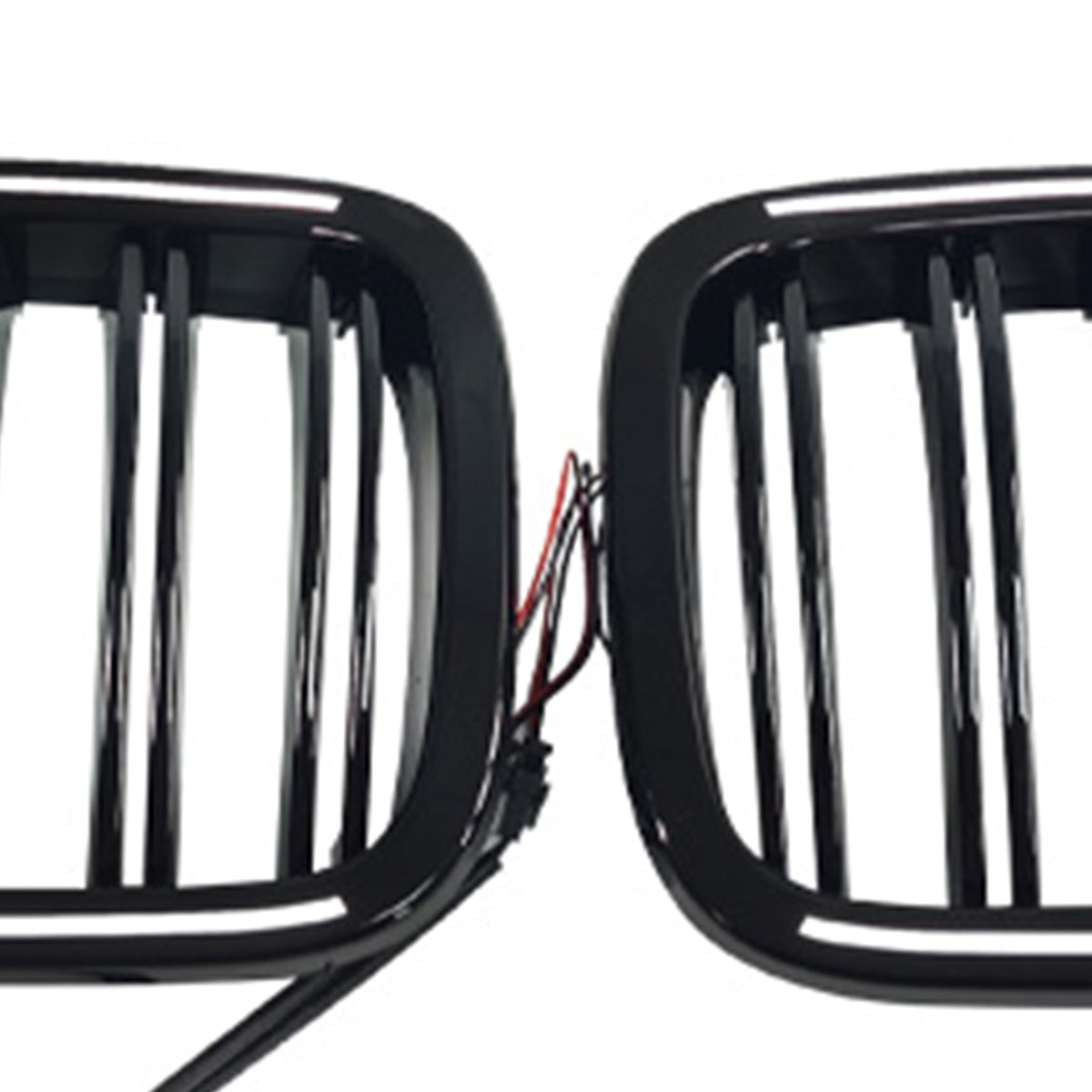 Gloss Black Front Bumper Kidney Grille Pour BMW X3 X4 F25 F26 2014-2017 W/LED