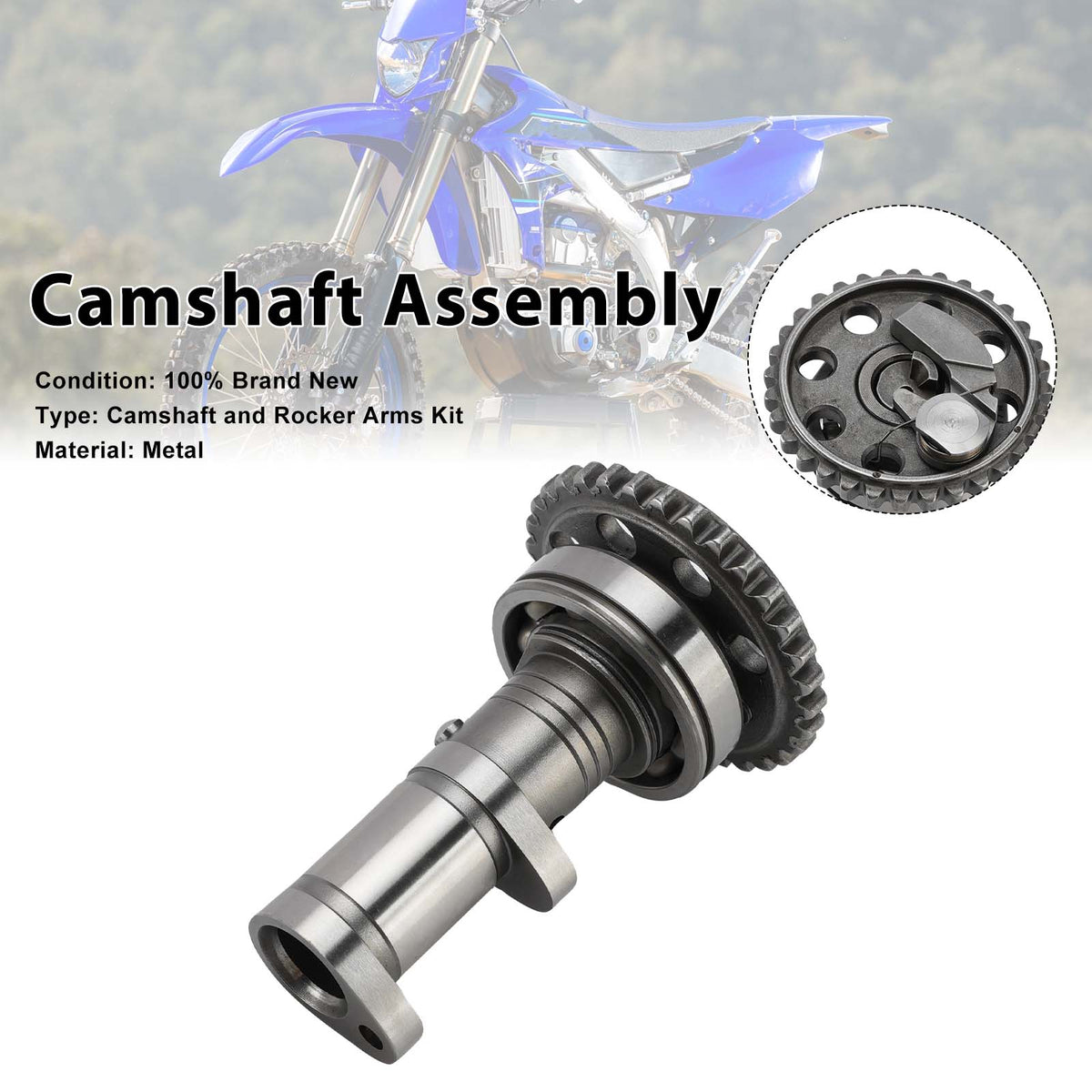 Ensemble d'arbre à cames 4054-2IN pour Yamaha YZ250F WR250F 2001-2013