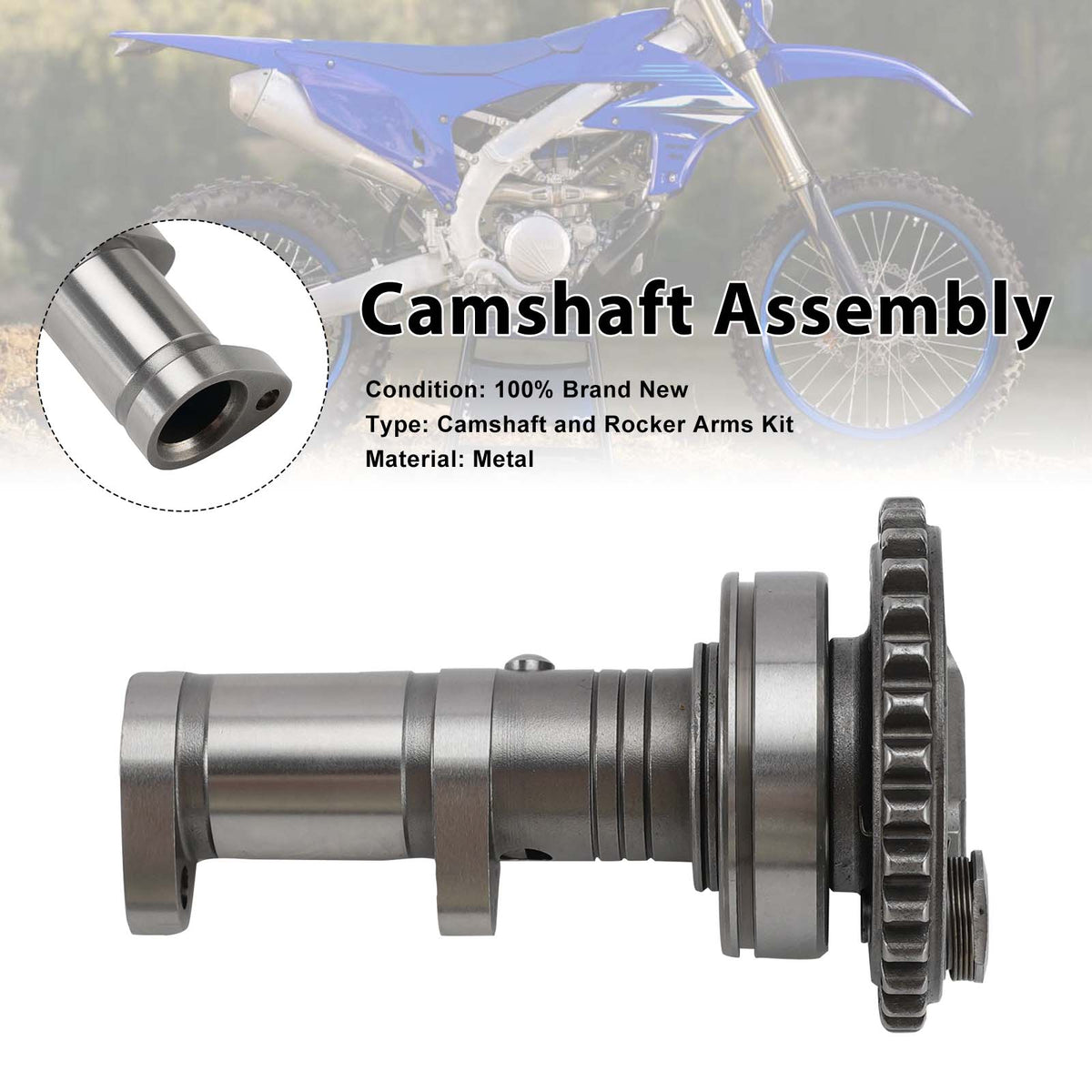 Ensemble d'arbre à cames 4054-2IN pour Yamaha YZ250F WR250F 2001-2013