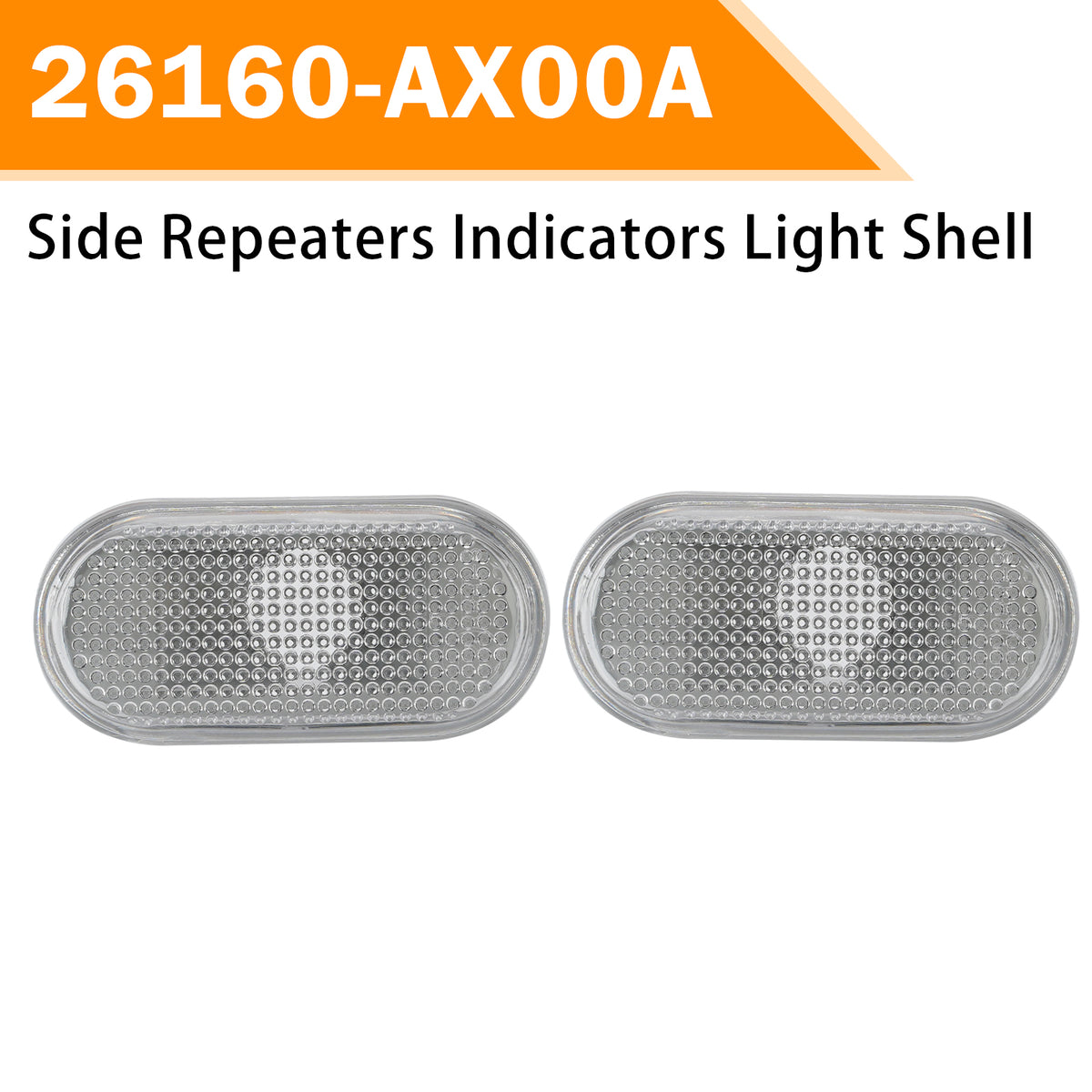 Carcasa de luz indicadora lateral para Nissan March Micra 26160-AX00A