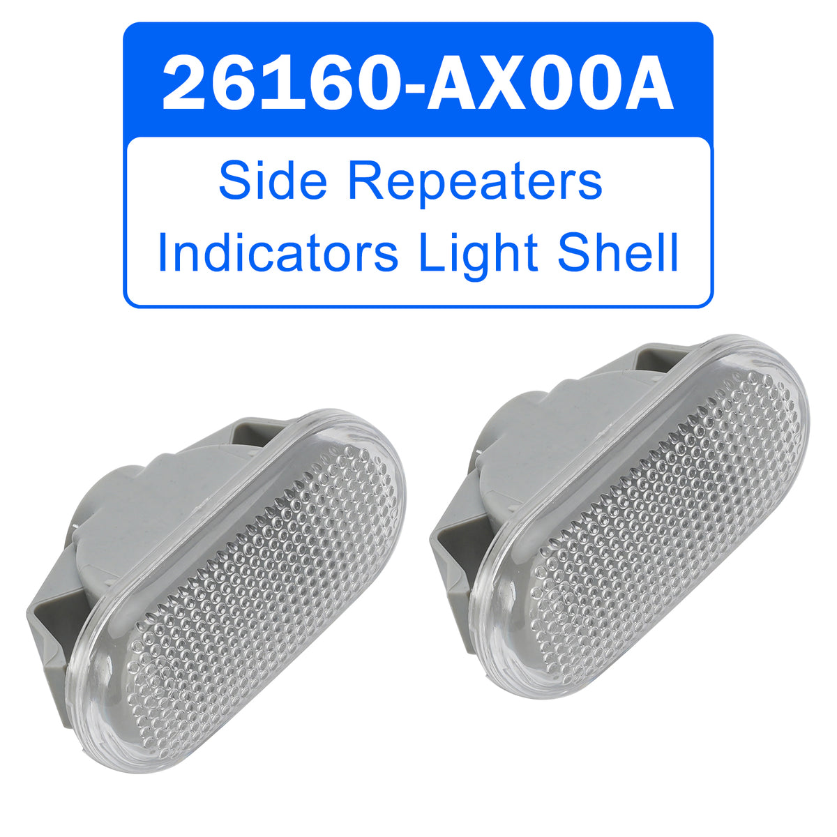 Carcasa de luz indicadora lateral para Nissan March Micra 26160-AX00A