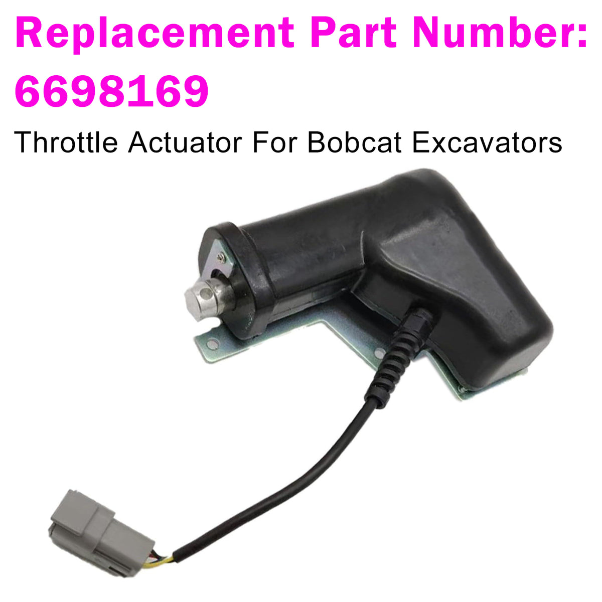 Actionneur D'Accélérateur 6698169 Pour Bobcat Pelles E35 E26 E32I E35I E45 E50