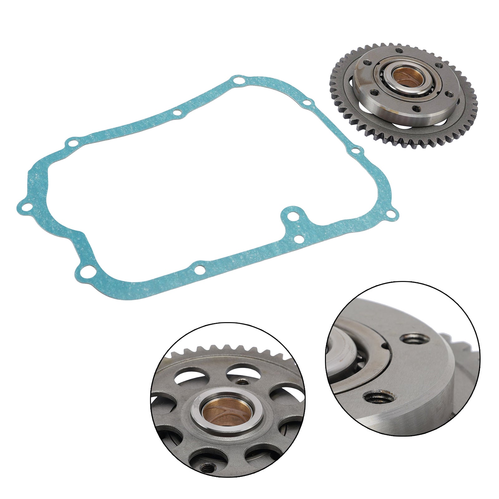 Embrague de arranque con junta protectora del estator 23617 23705 para Linhai 370 T3B
