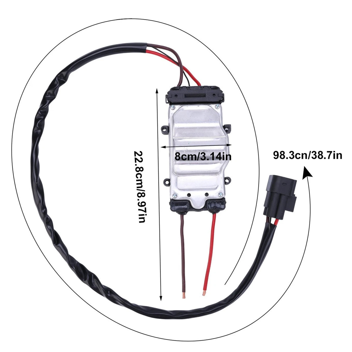 Module commande ventilateur radiateur Pour BMW 1 E81 E82 E87 E88 1137328144