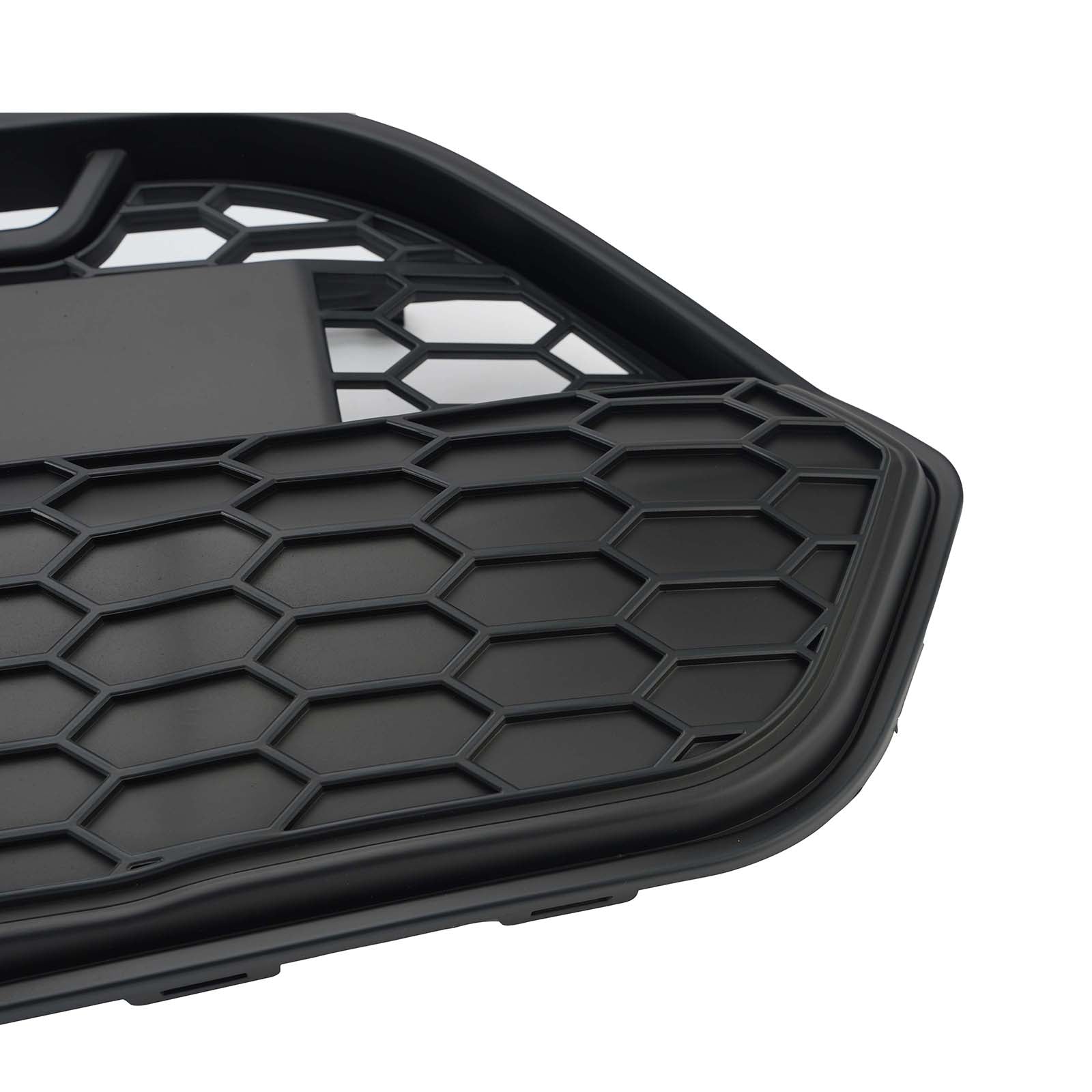 Matte Black Front Bumper Grille Grill Pour Ford Transit Custom 2013-2017 W/LED
