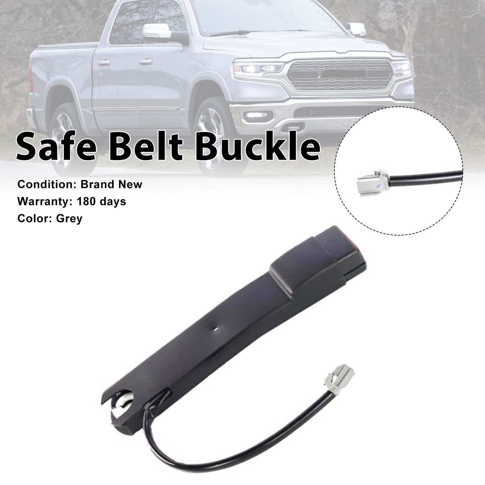 Front Right Inner Seat Belt Buckle 1WM991X7AC Pour Dodge Ram 1500 2500 3500 18-19
