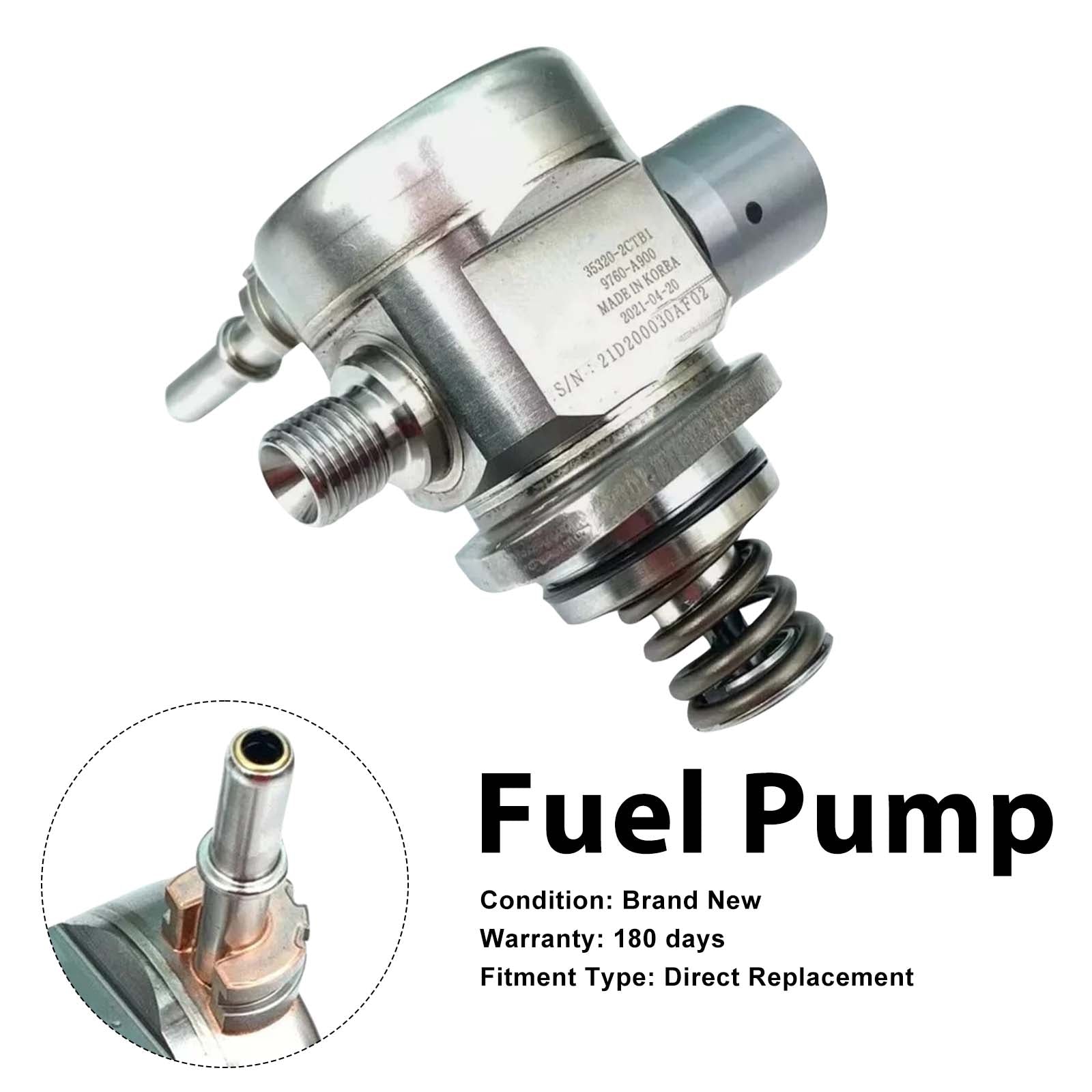 High Pressure Fuel Pump 35320-2CTB1 Pour Hyundai Genesis G70 Pour Stinger 2.0L