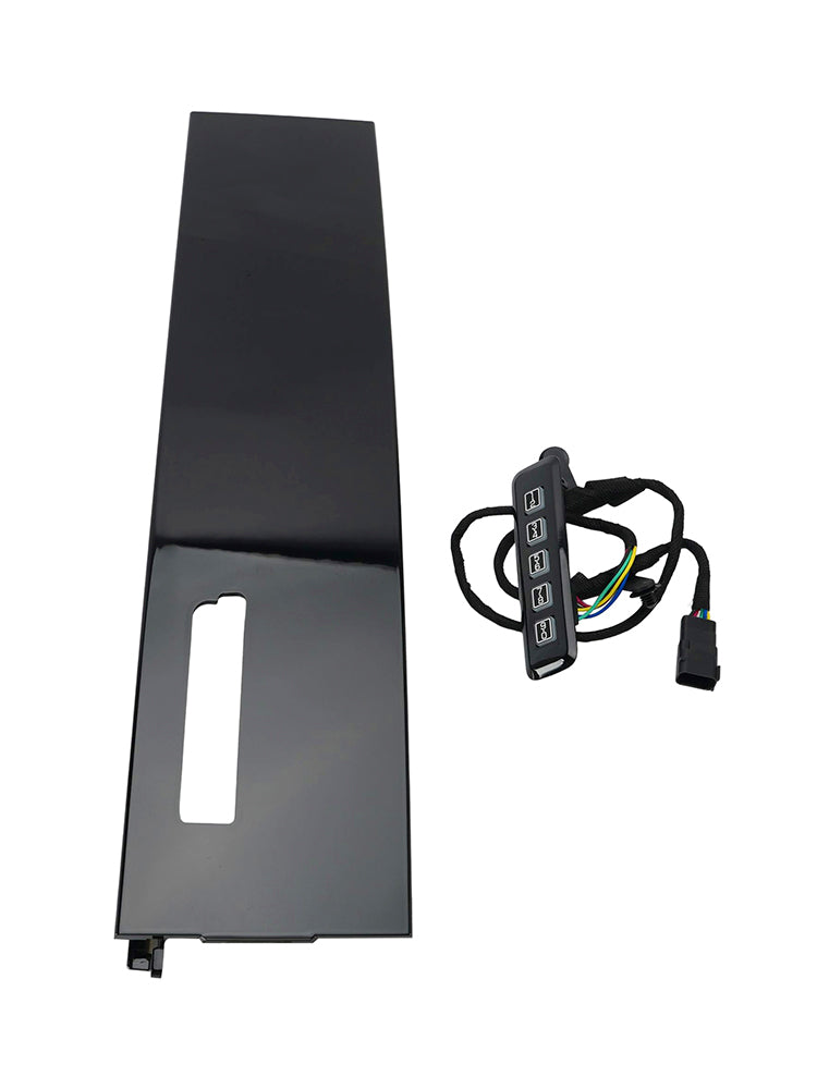 Moulure de Montant B avec Clavier d'Entrée Sans Clé Pour Ford F-Series 17-26