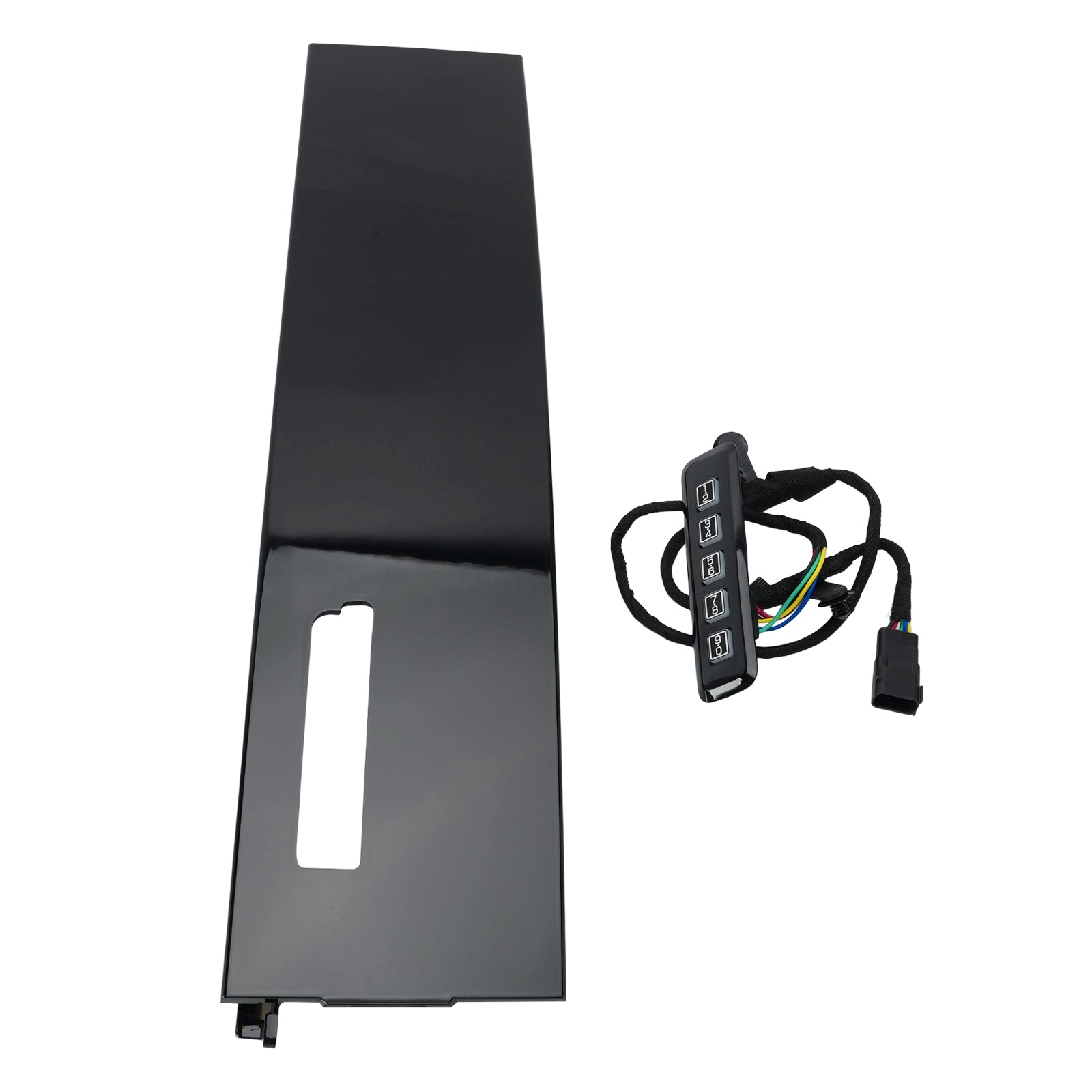 Moulure de Montant B avec Clavier d'Entrée Sans Clé Pour Ford F-Series 17-26