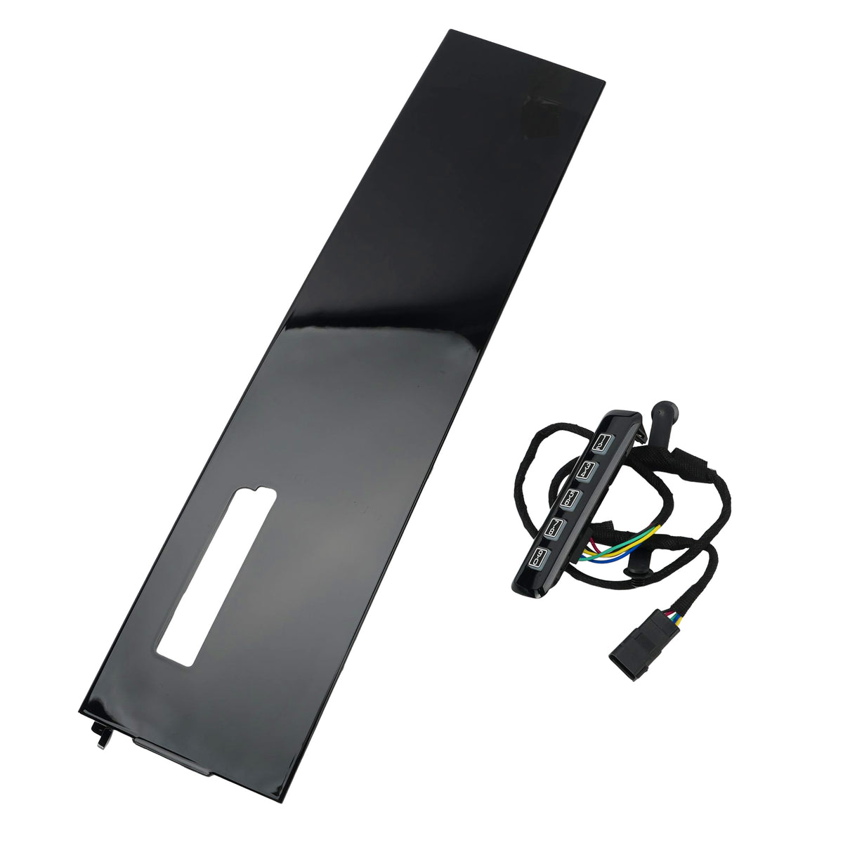 Moulure de Montant B avec Clavier d'Entrée Sans Clé Pour Ford F-Series 17-26