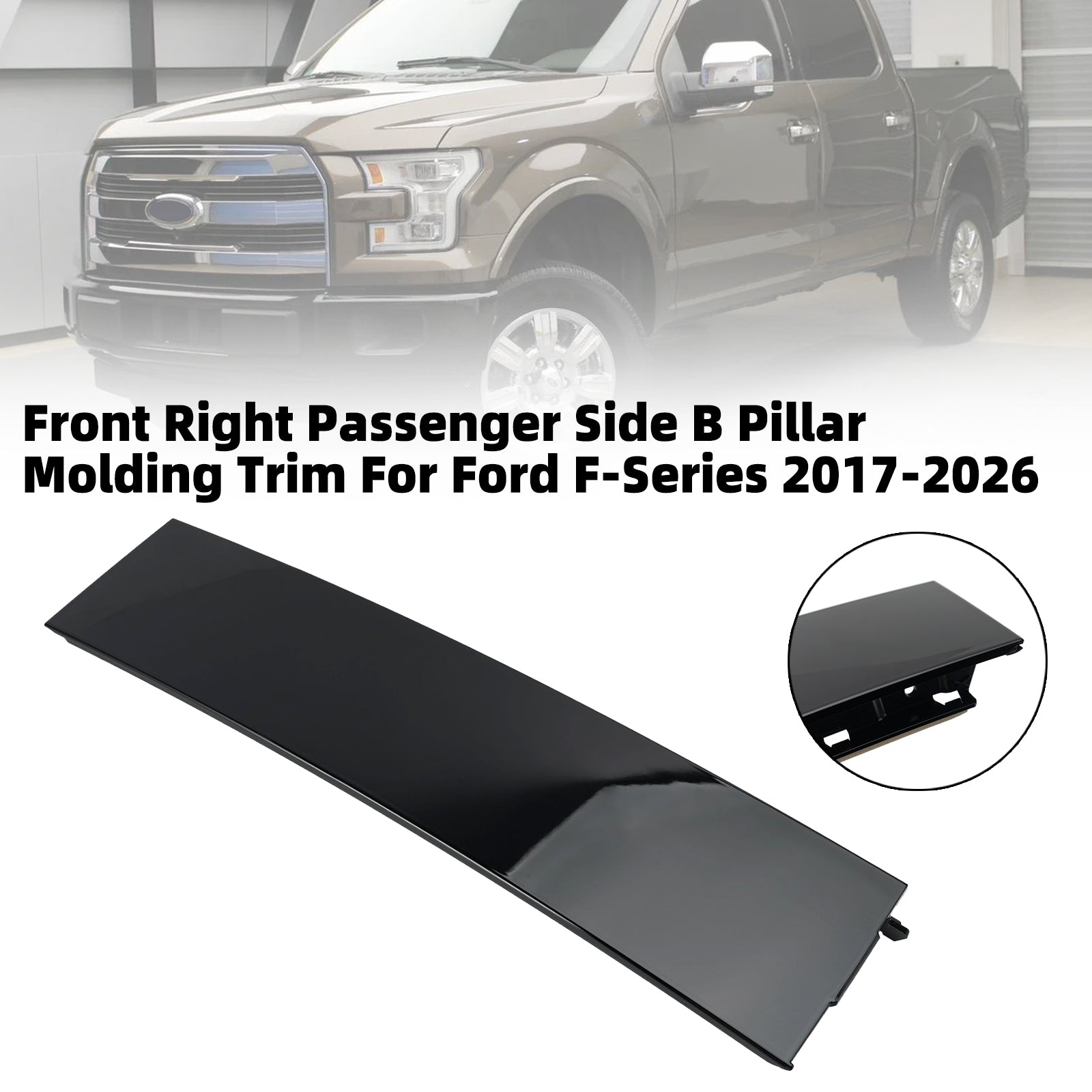 Moulure de Montant B Avant Droite Pour Ford F-Series 2017-2026