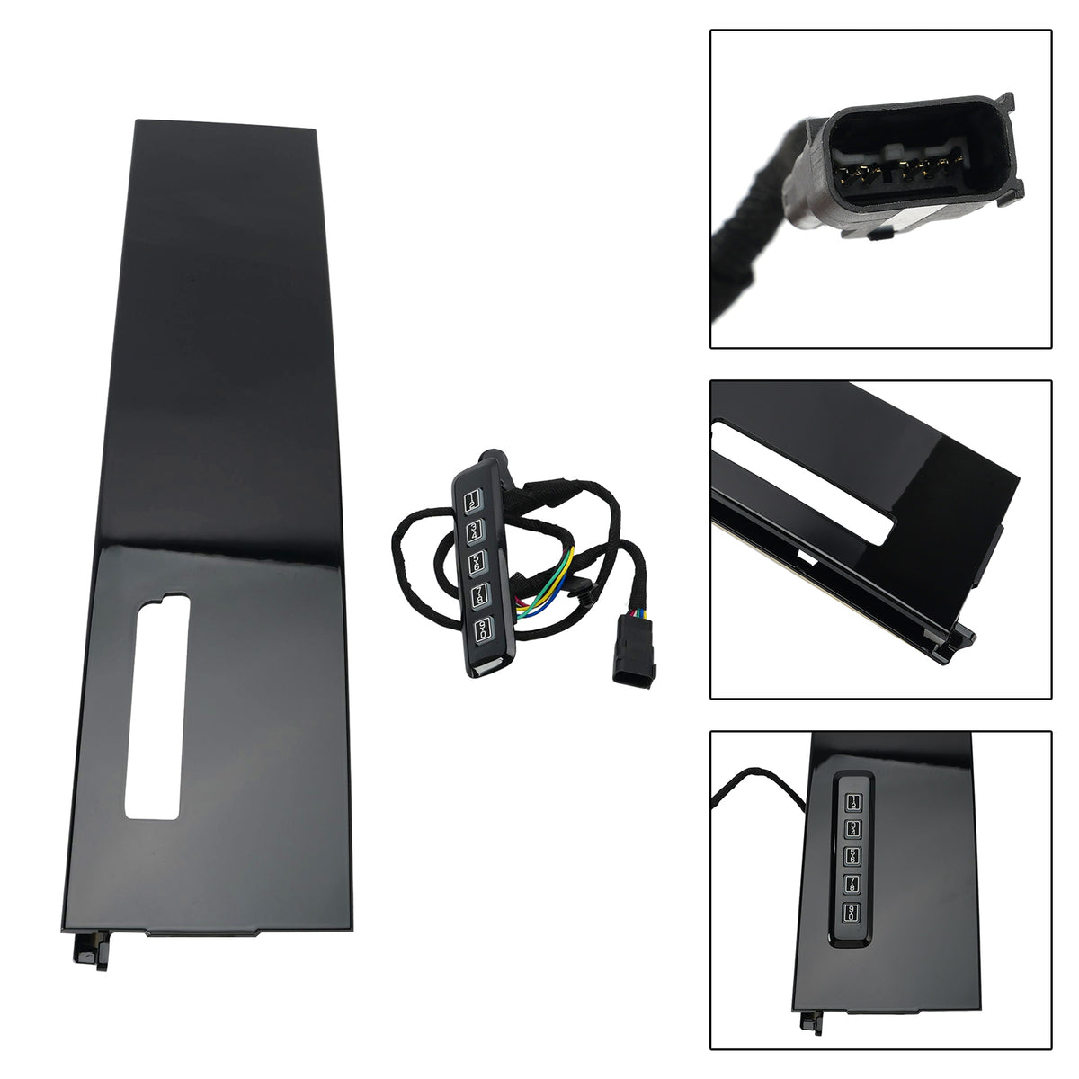 Moulure de Montant B avec Clavier d'Entrée Sans Clé Pour Ford F-Series 17-26