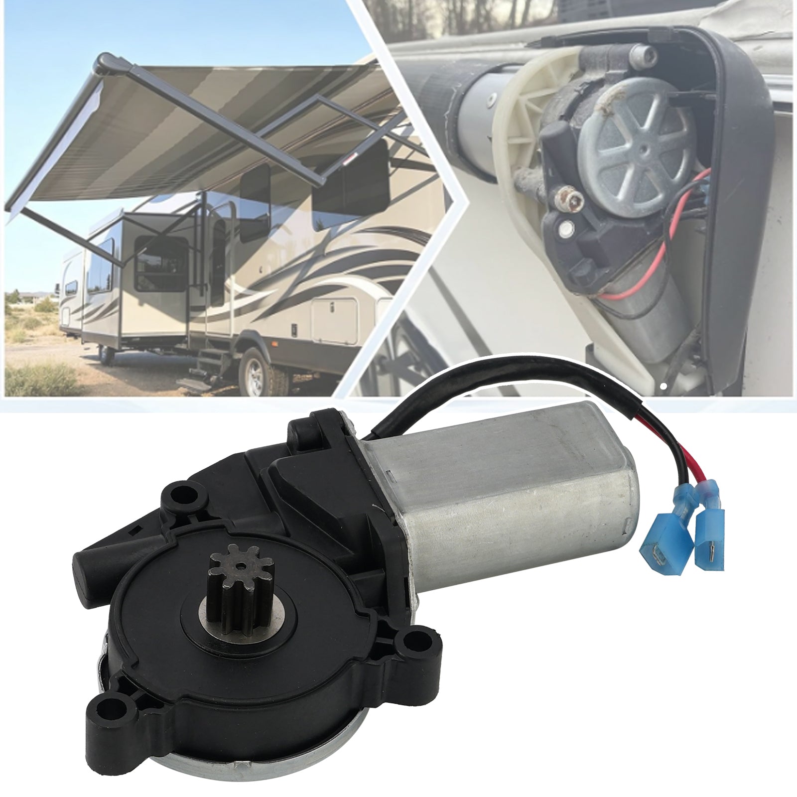 Moteur bras auvent camping-car 12V R001832 060744-001 pour Carefree Compass Longitude