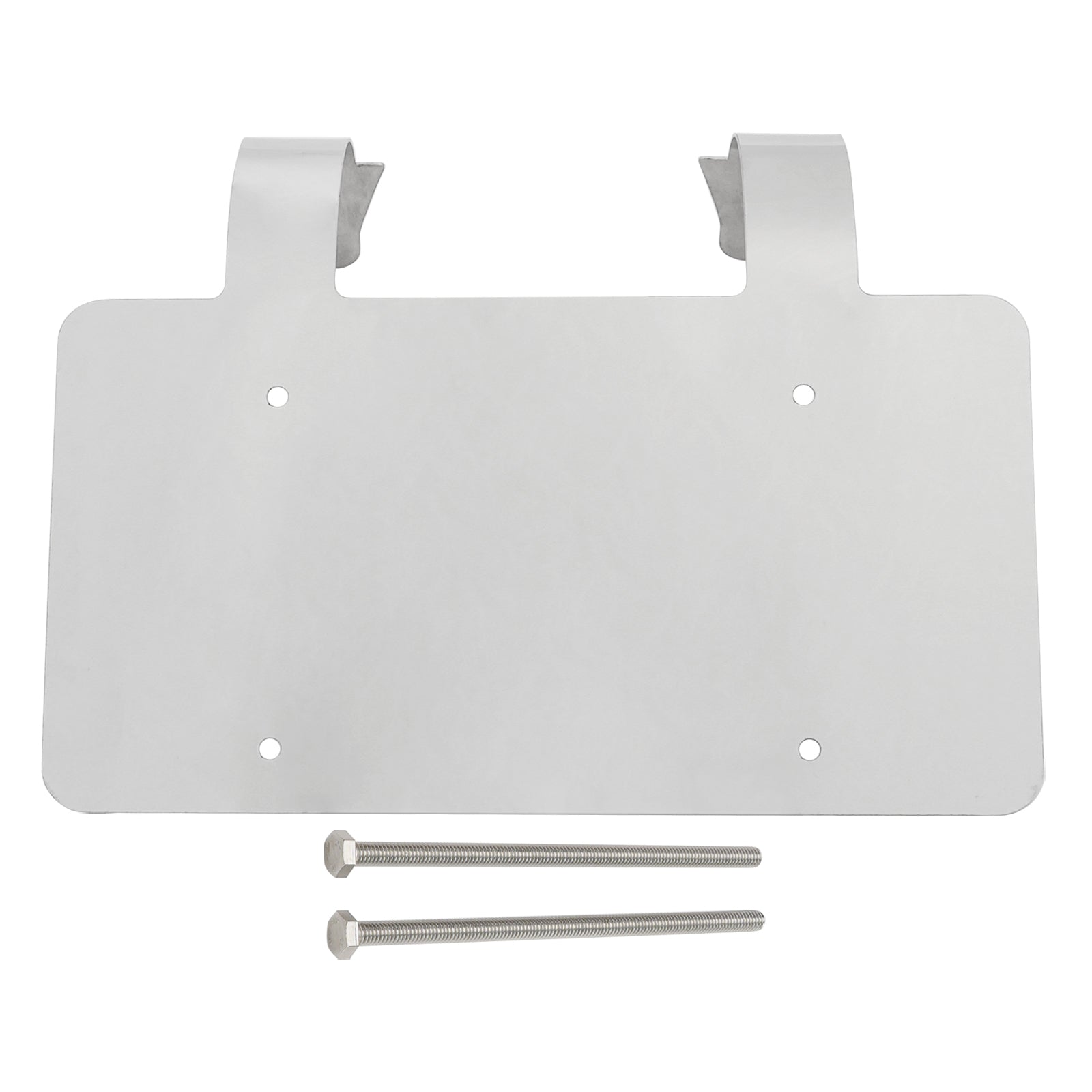 Protège-cerfs camion semi-remorque Support plaque inox Argent