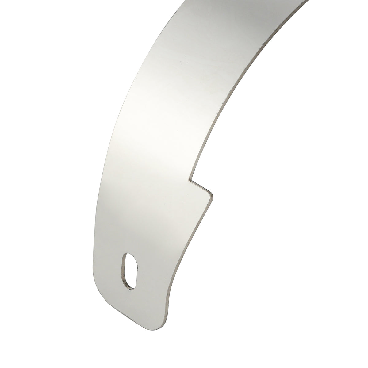 Protège-cerfs camion semi-remorque Support plaque inox Argent